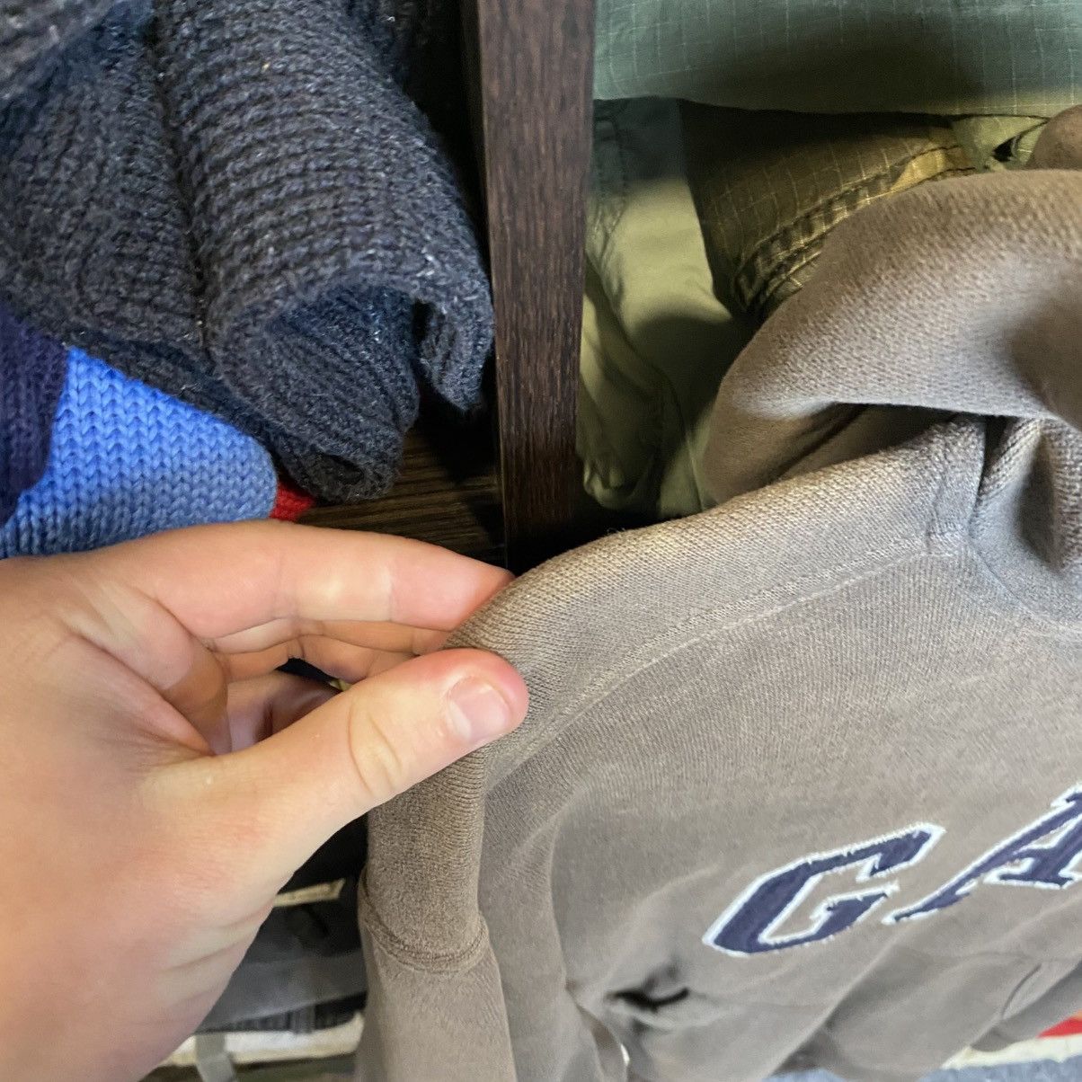 Gap Vintage Gap Big Logo y2k streetwear brown hoodie size S Size US S / EU 44-46 / 1 - 9 Thumbnail