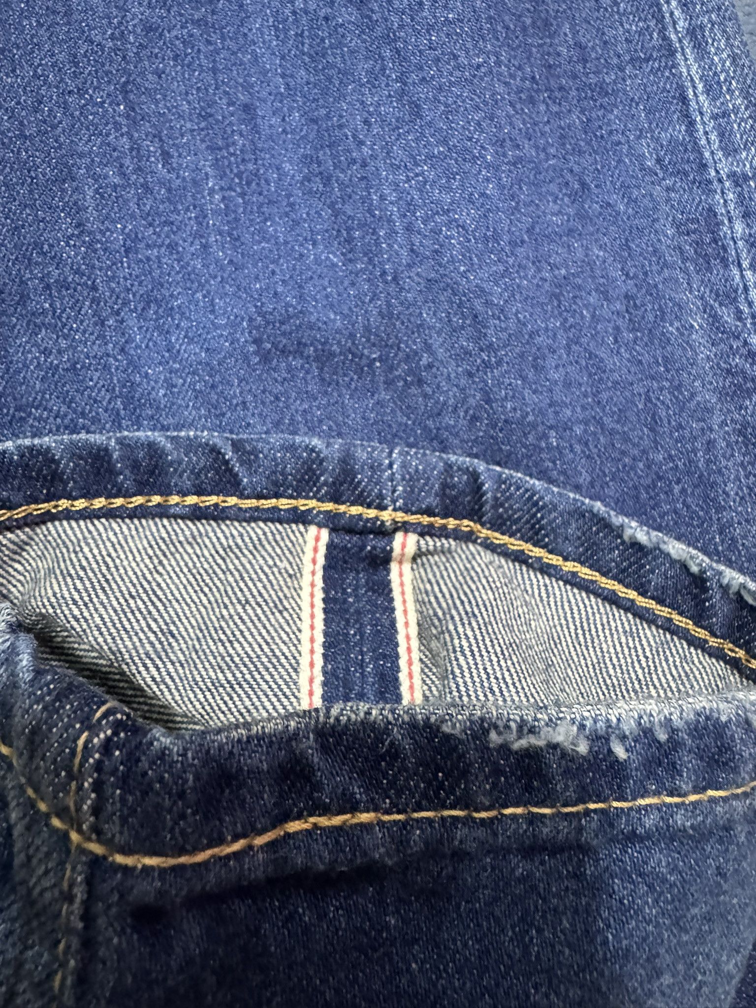 Beauty Beast × Edwin × Japanese Brand Japanese Brand Edwin Embroider Denim Tear Selvadge Jeans Size US 30 / EU 46 - 7 Thumbnail