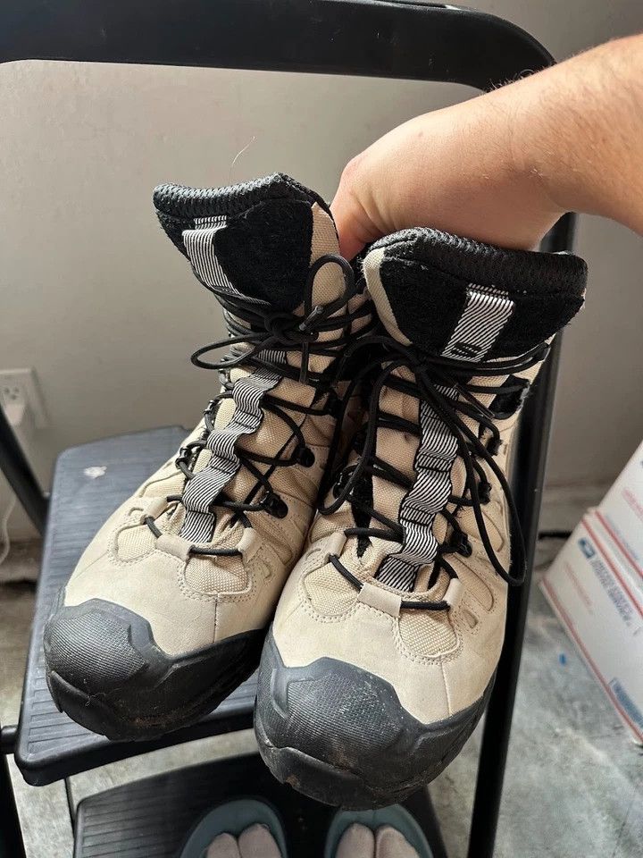 Salomon salomon advanced gortex boots in beige xt quest Size US 13 / EU 46 - 5 Thumbnail