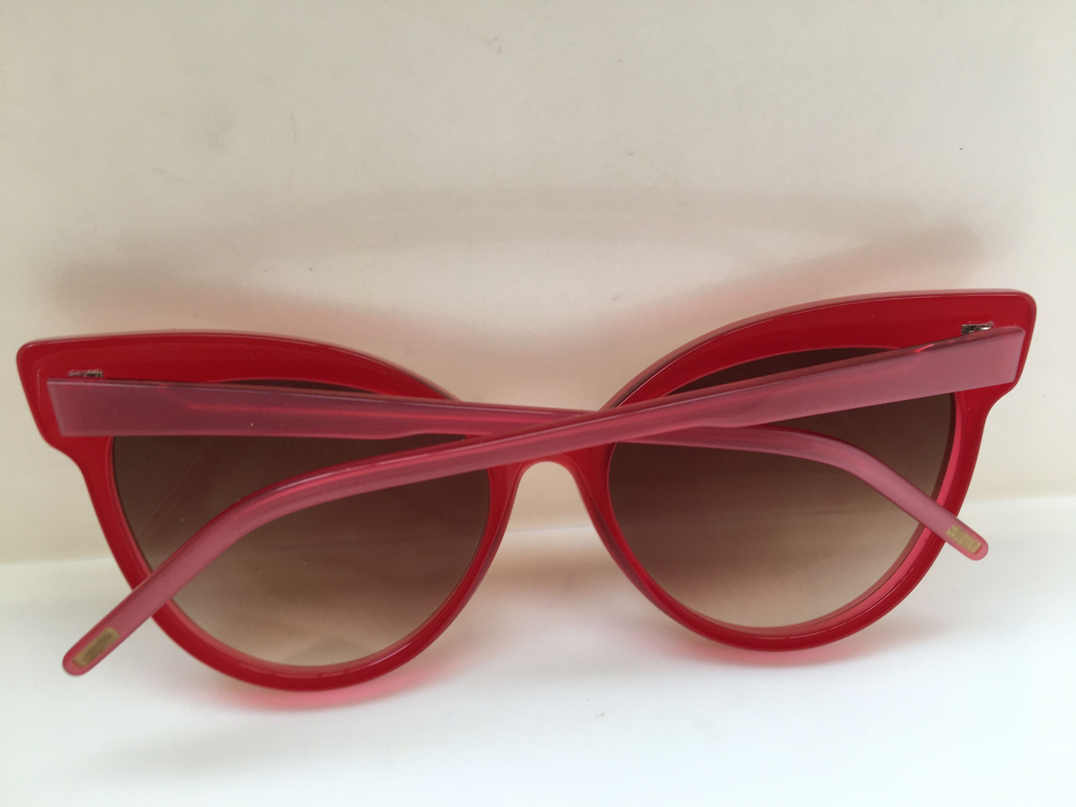 Wildfox Wildfox Grand Dame Red Cateye Sunglasses Frame Size ONE SIZE - 6 Thumbnail