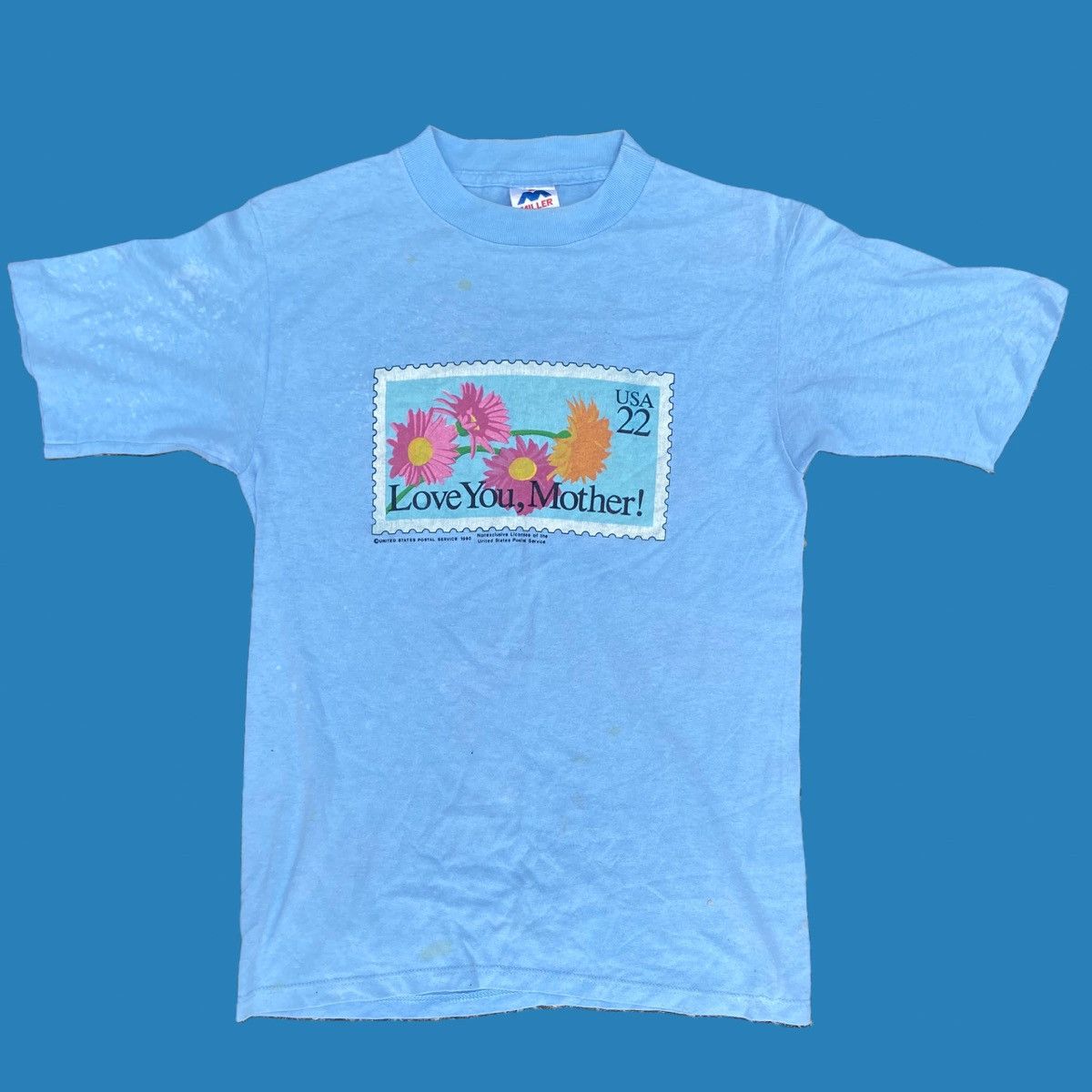 Streetwear Vintage 1990s USPS Postage Stamp Tshirt Grailed