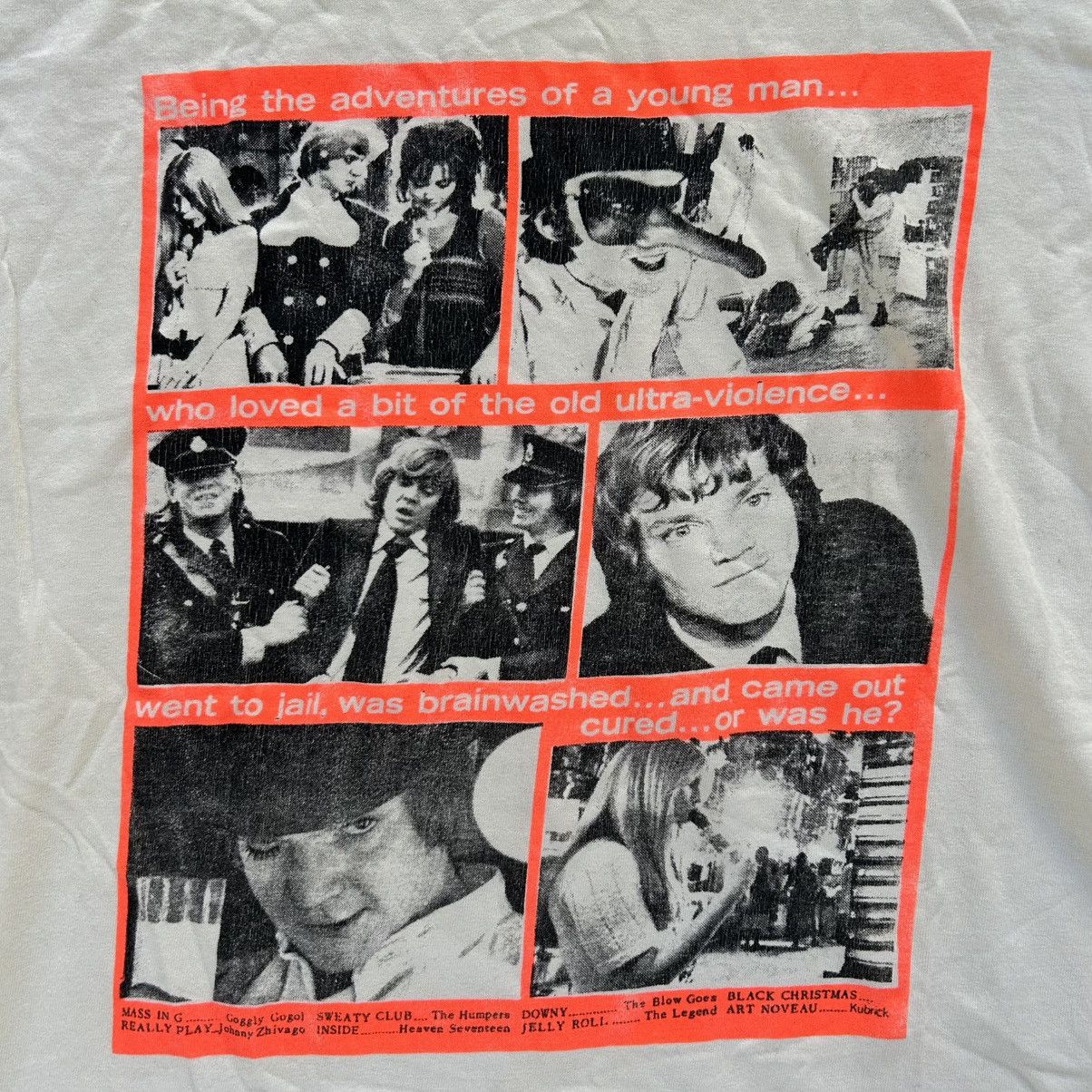 Vintage Vintage A CLOCKWORK ORANGE Movie Shirt STANLEY KUBRICK XL Size US XL / EU 56 / 4 - 2 Thumbnail
