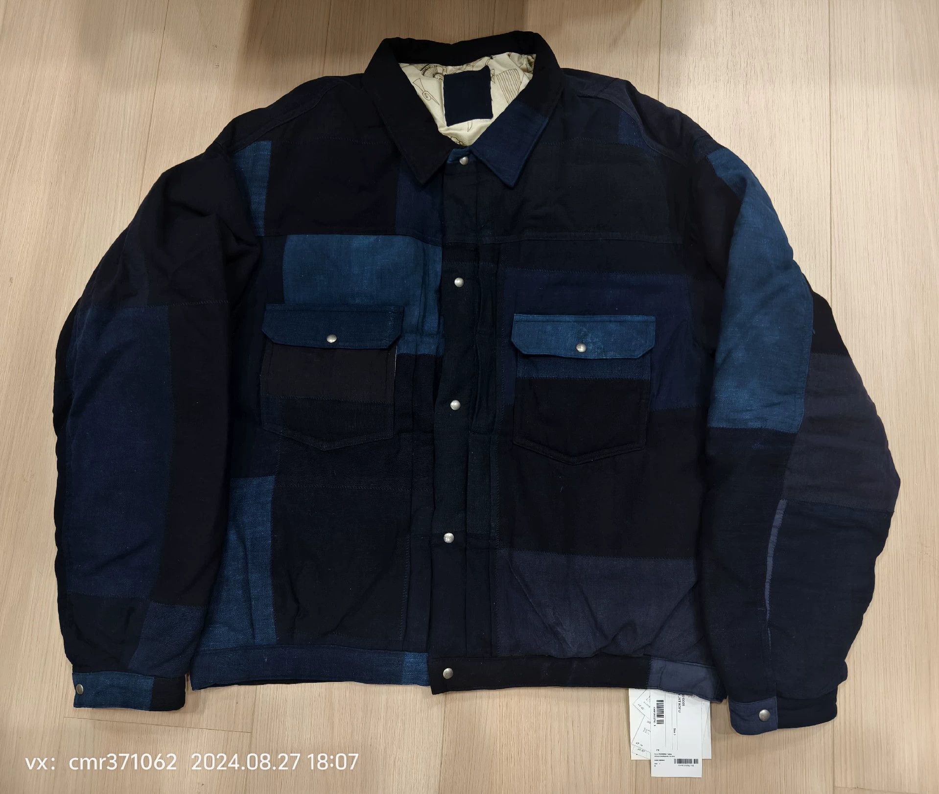 Visvim VISVIM 22 ICT 101XX INDIGO 3 KOFU Down JKT Size US L / EU 52-54 / 3 - 1 Thumbnail