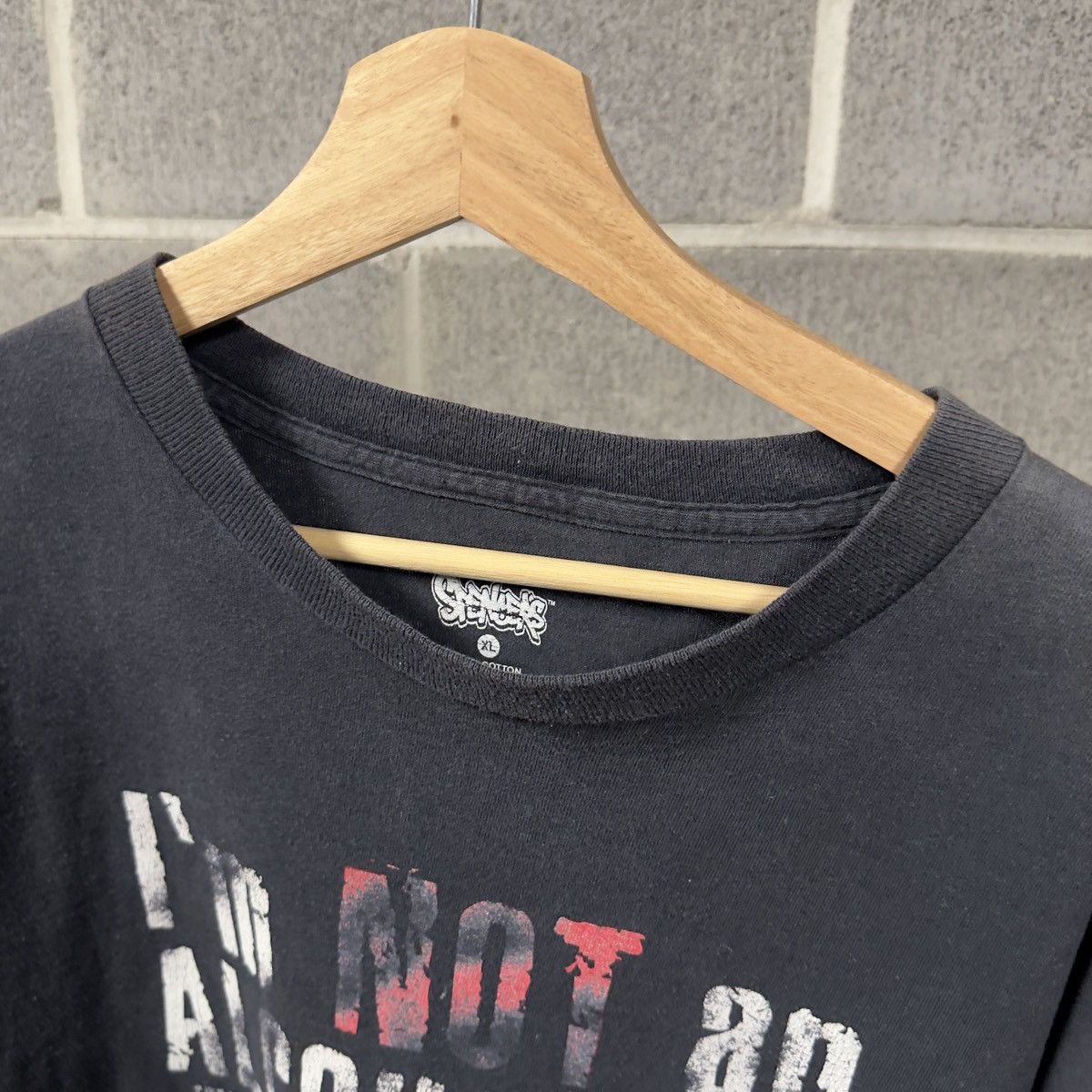 Vintage I’m Not An Alcoholic Drunk Tee Faded Thrashed ERD Grunge Size US XL / EU 56 / 4 - 3 Thumbnail