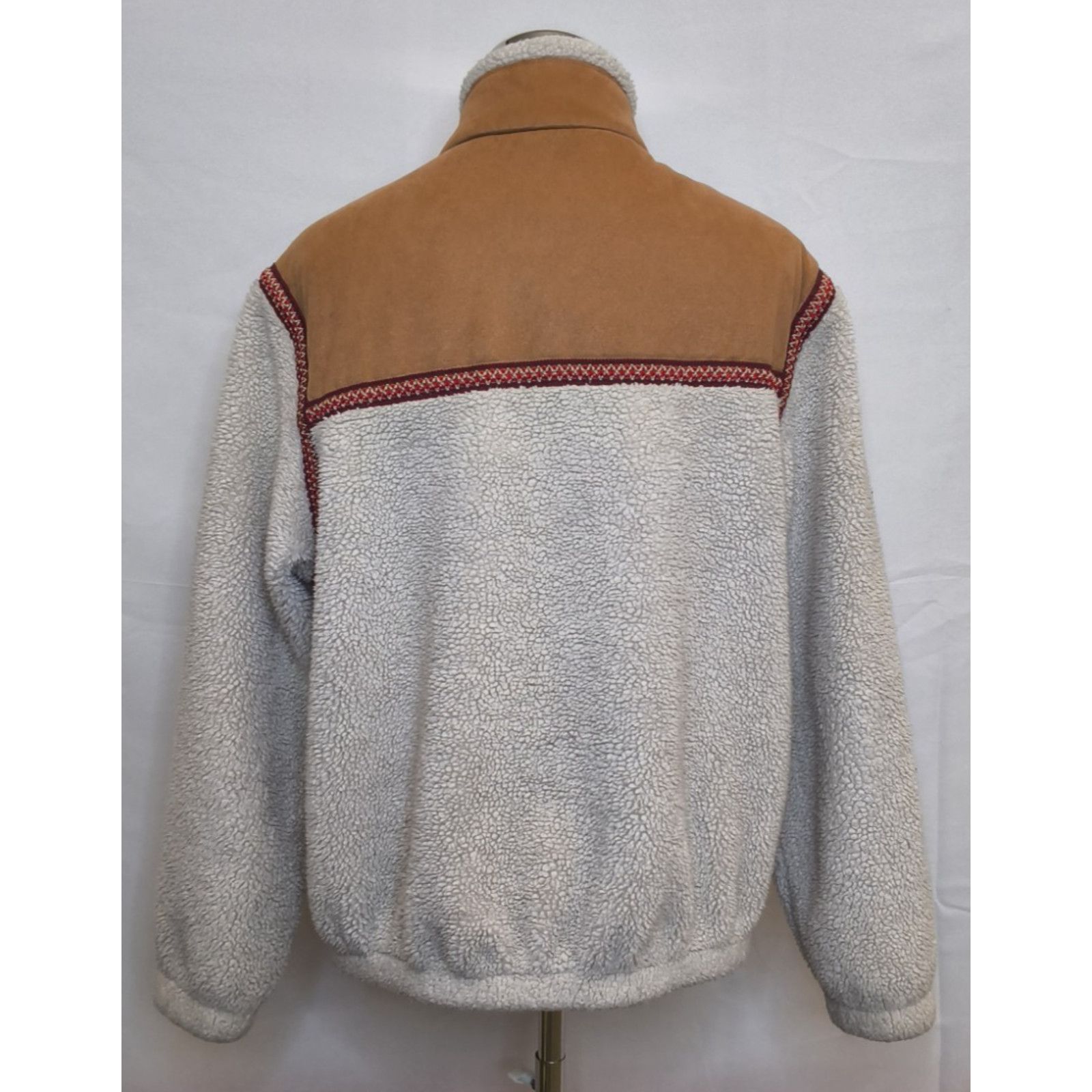 Ugg Ugg Tasman Fleece Jacket Women's M White/Brown Sherpa Zip Size M / US 6-8 / IT 42-44 - 3 Thumbnail