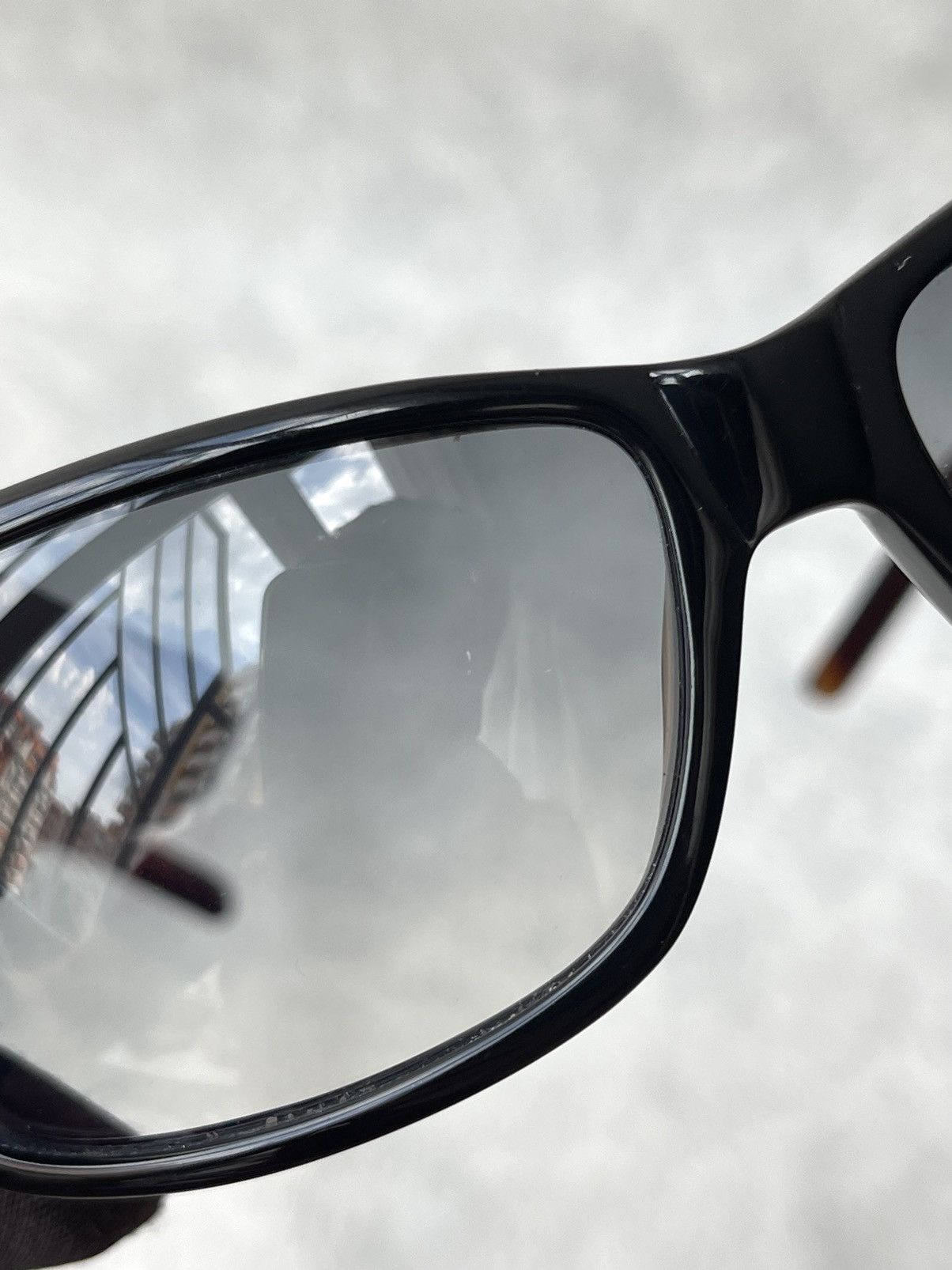 Dior Vintage Christian Dior Shaded 1S Tortoise Shield Sunglasses Size ONE SIZE - 14 Thumbnail