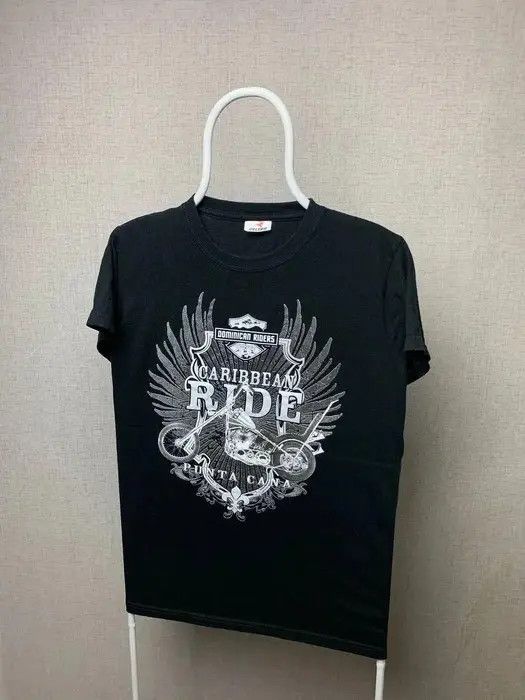 Band Tees Harley Davidson T-shirt vintage punta Cana size M black Size US M / EU 48-50 / 2 - 1 Thumbnail