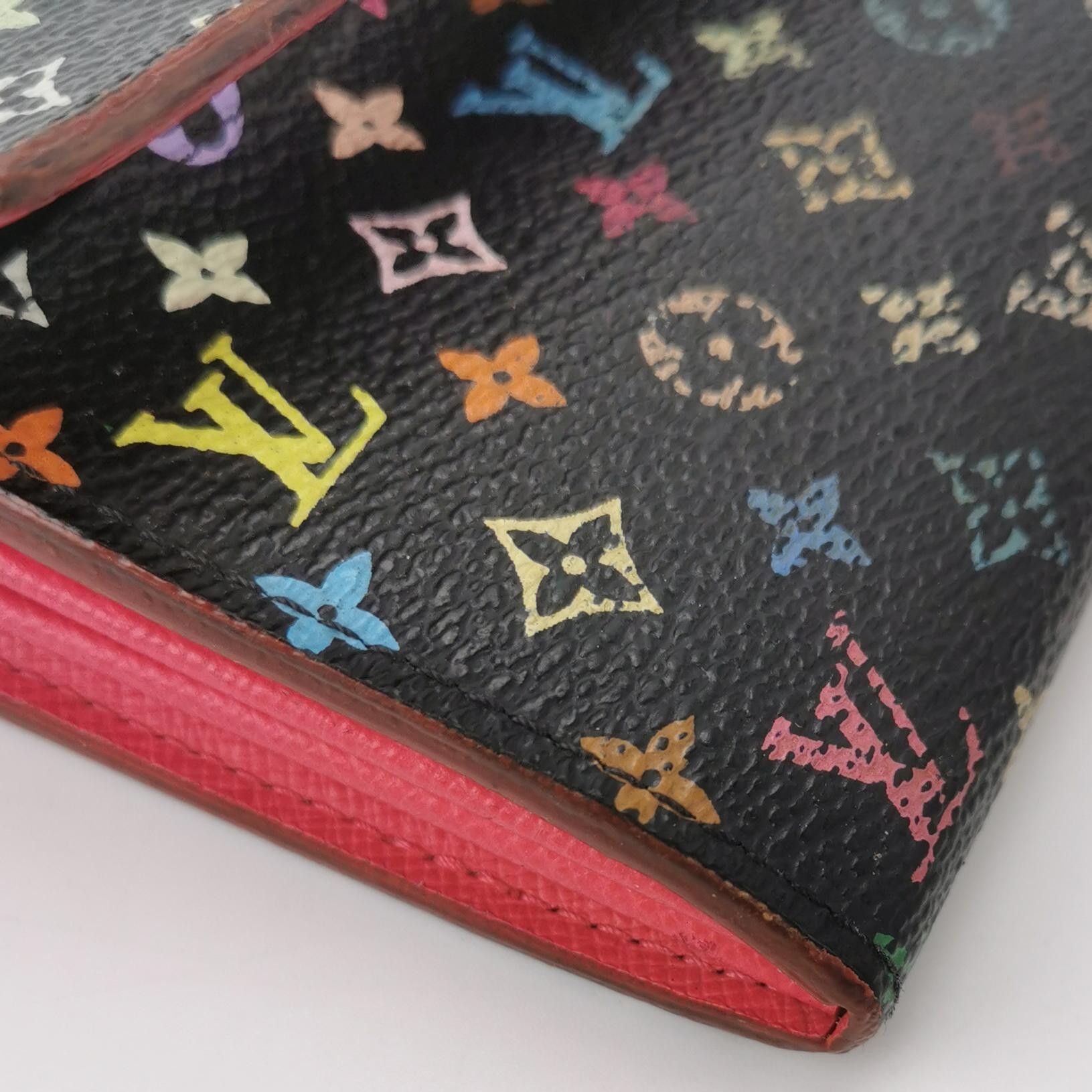 Louis Vuitton Louis Vuitton (LV) Black Tricolor Classic Fashion Wallet -y Size ONE SIZE - 5 Thumbnail