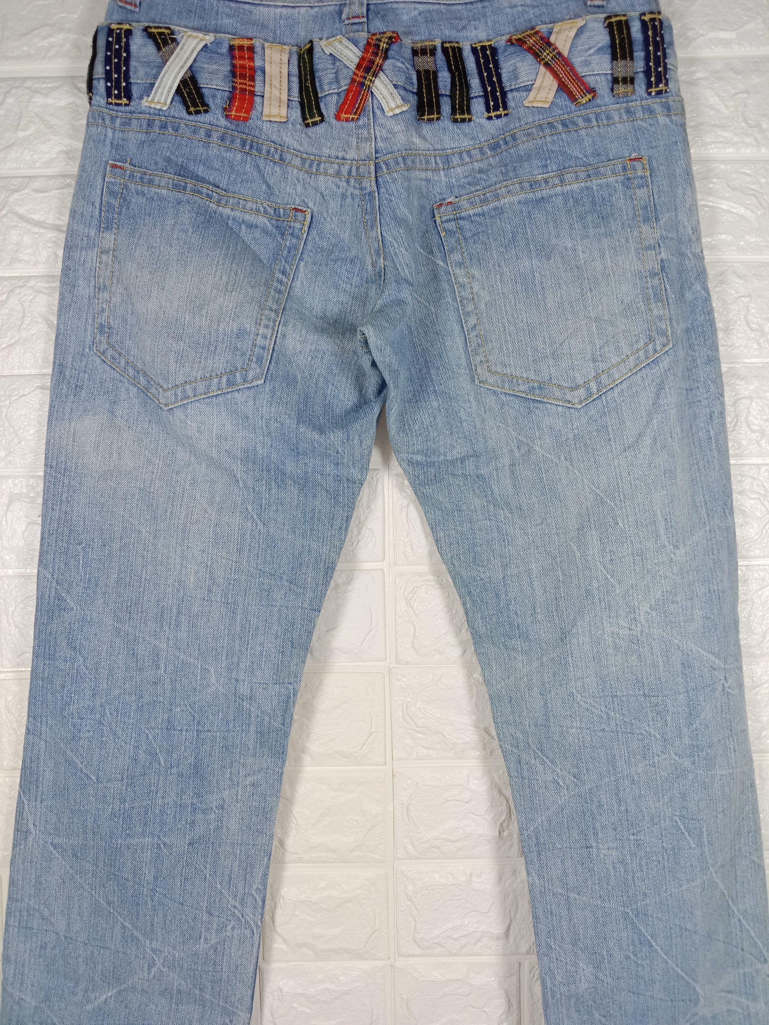 Japanese Brand Vintage Japanese Clef De Sol Double Waist Jeans Size US 31 - 7 Thumbnail
