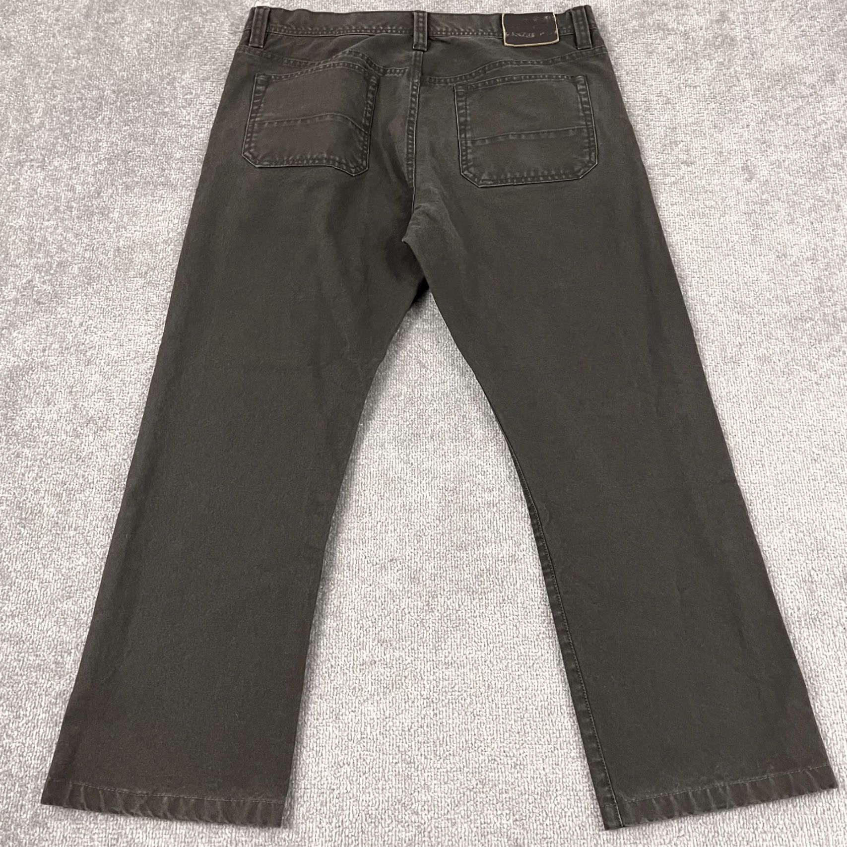 Filson Filson Men's Chino Pants 36x29 Gray Washed Green 5-Pocket Workwear Size US 36 / EU 52 - 3 Thumbnail