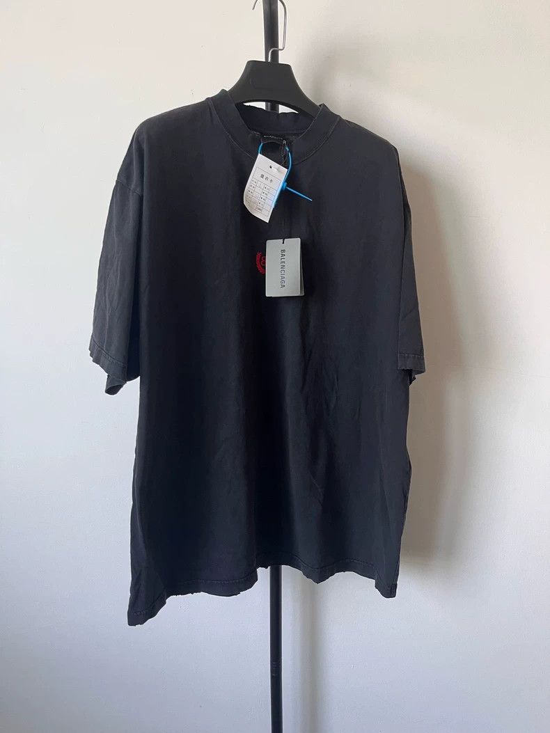 Balenciaga Balenciaga Faded Short Sleeve T-Shirt-yf Size US L / EU 52-54 / 3 - 1 Thumbnail