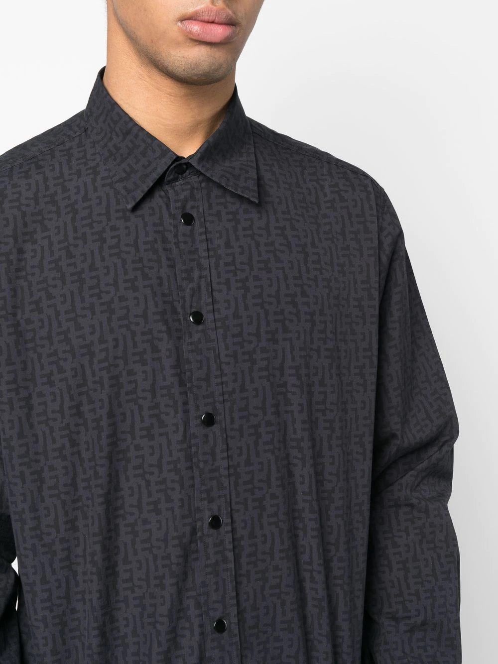 Diesel o1mle1025 S-Darasy Shirt in Black Size US XL / EU 56 / 4 - 4 Thumbnail