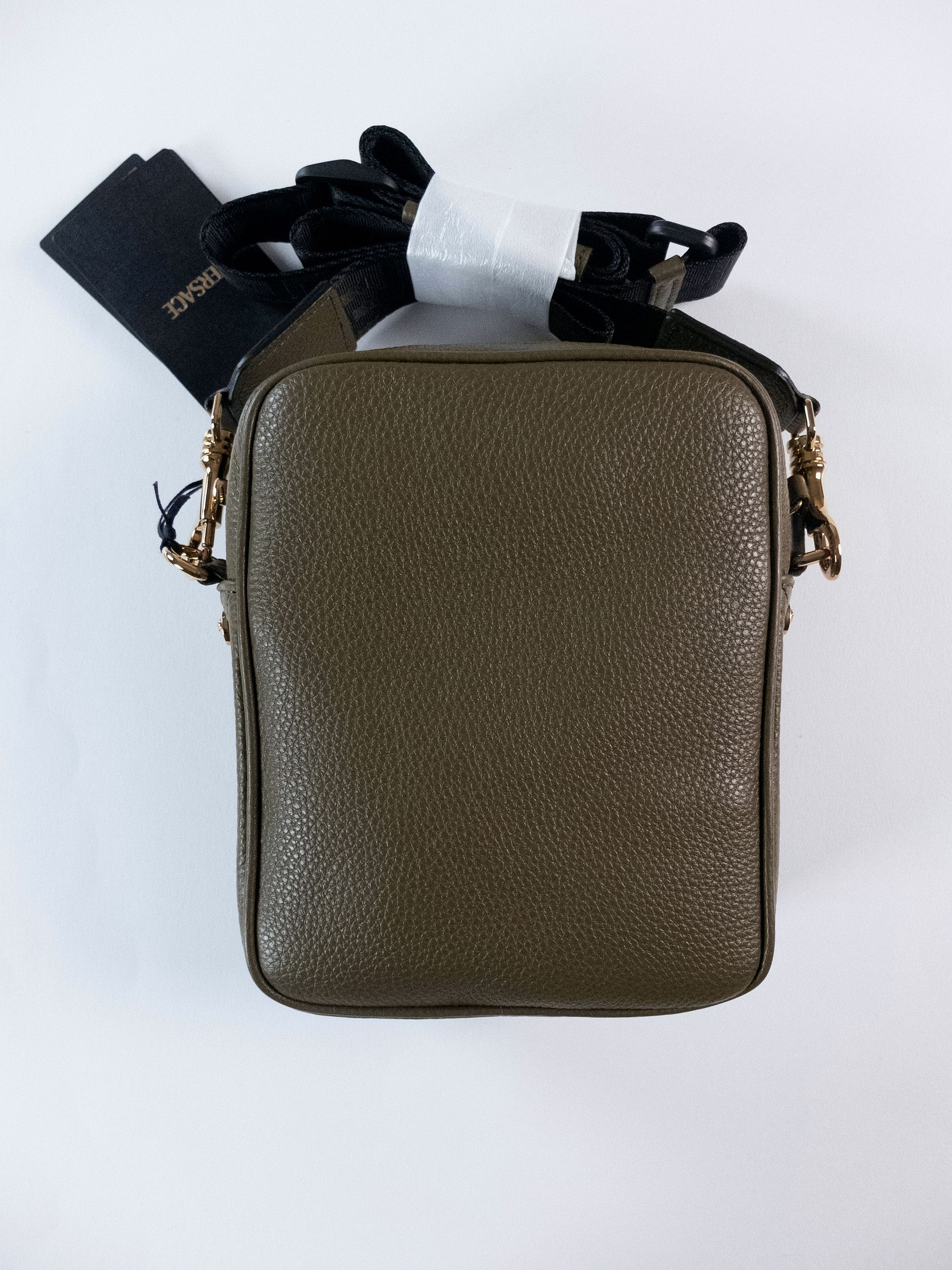 Versace VERSACE La Medusa olive green leather crossbody bag NWT Size ONE SIZE - 8 Thumbnail