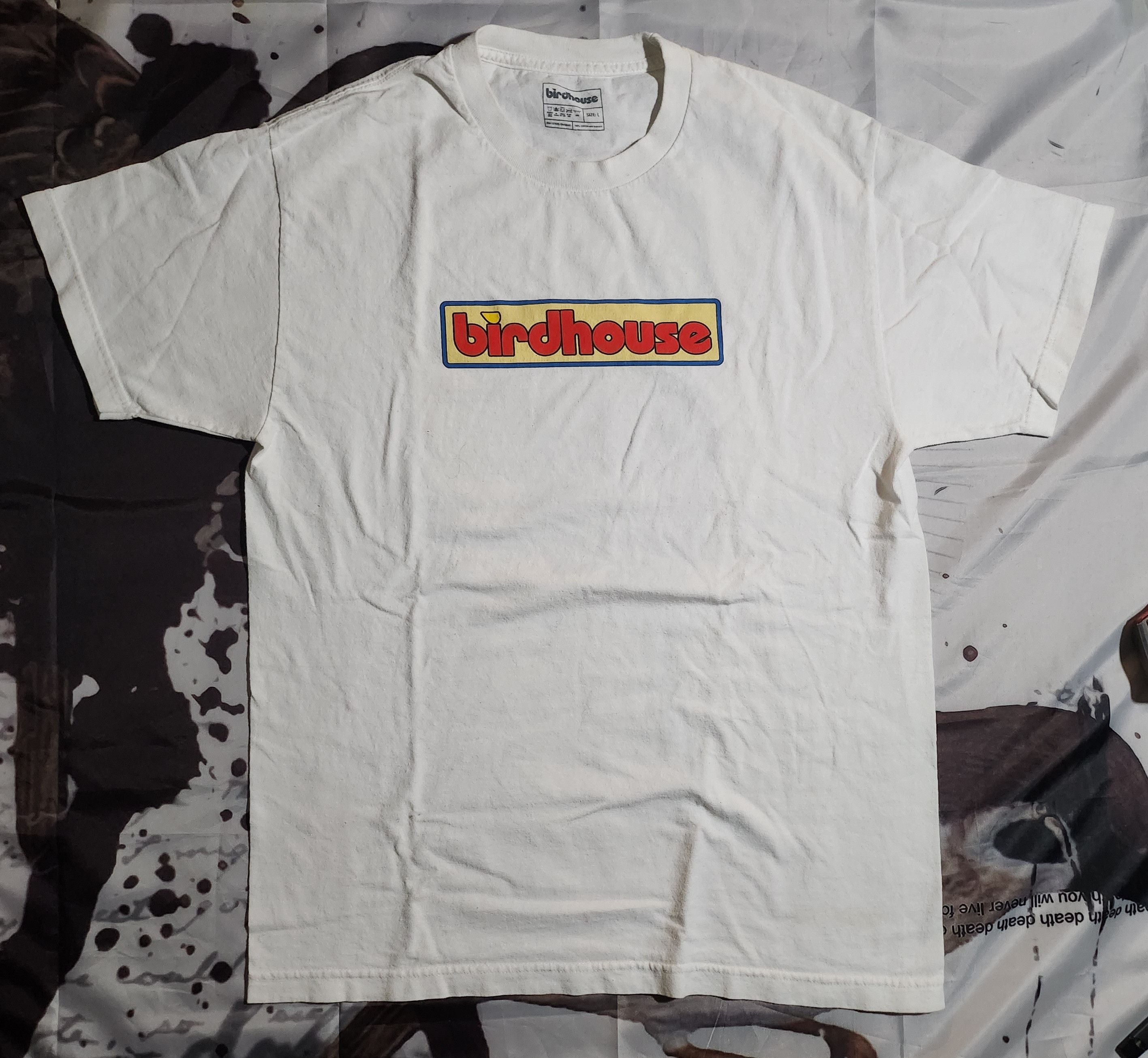 Vintage Birdhouse Skateboards Box Logo Tee Size US L / EU 52-54 / 3 - 1 Thumbnail