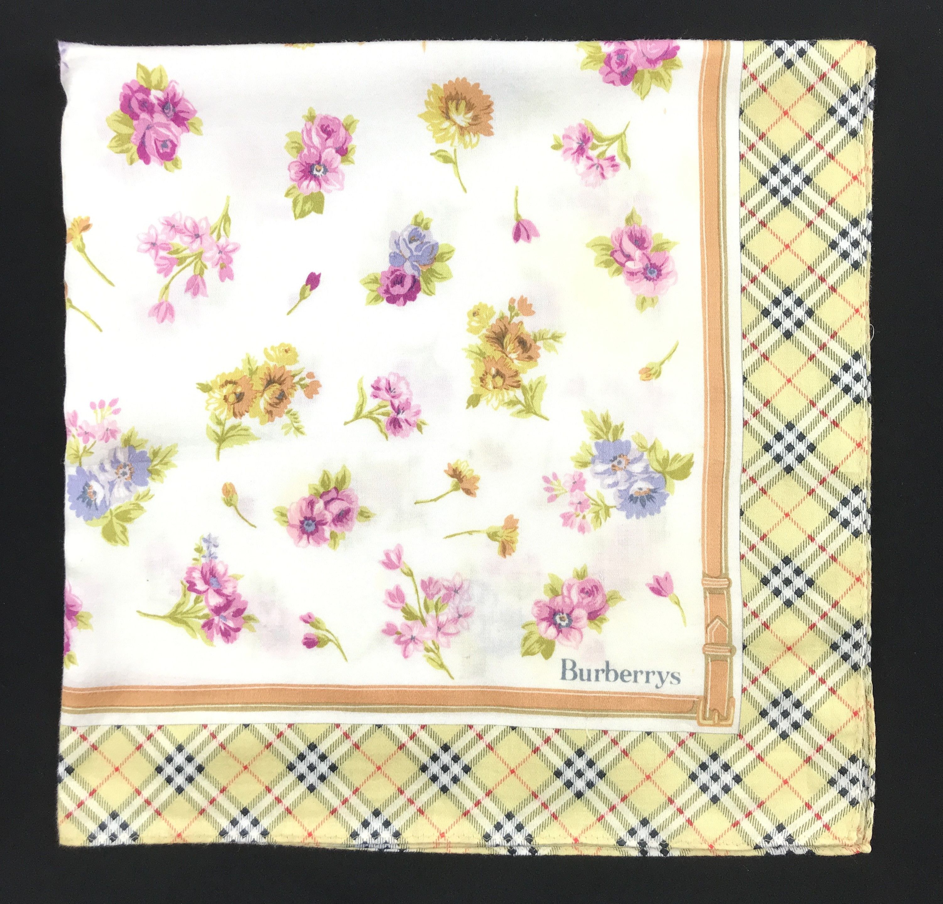 Burberry × Vintage Vintage Burberry Bandana Neckerchief Handkerchief Size ONE SIZE - 2 Thumbnail