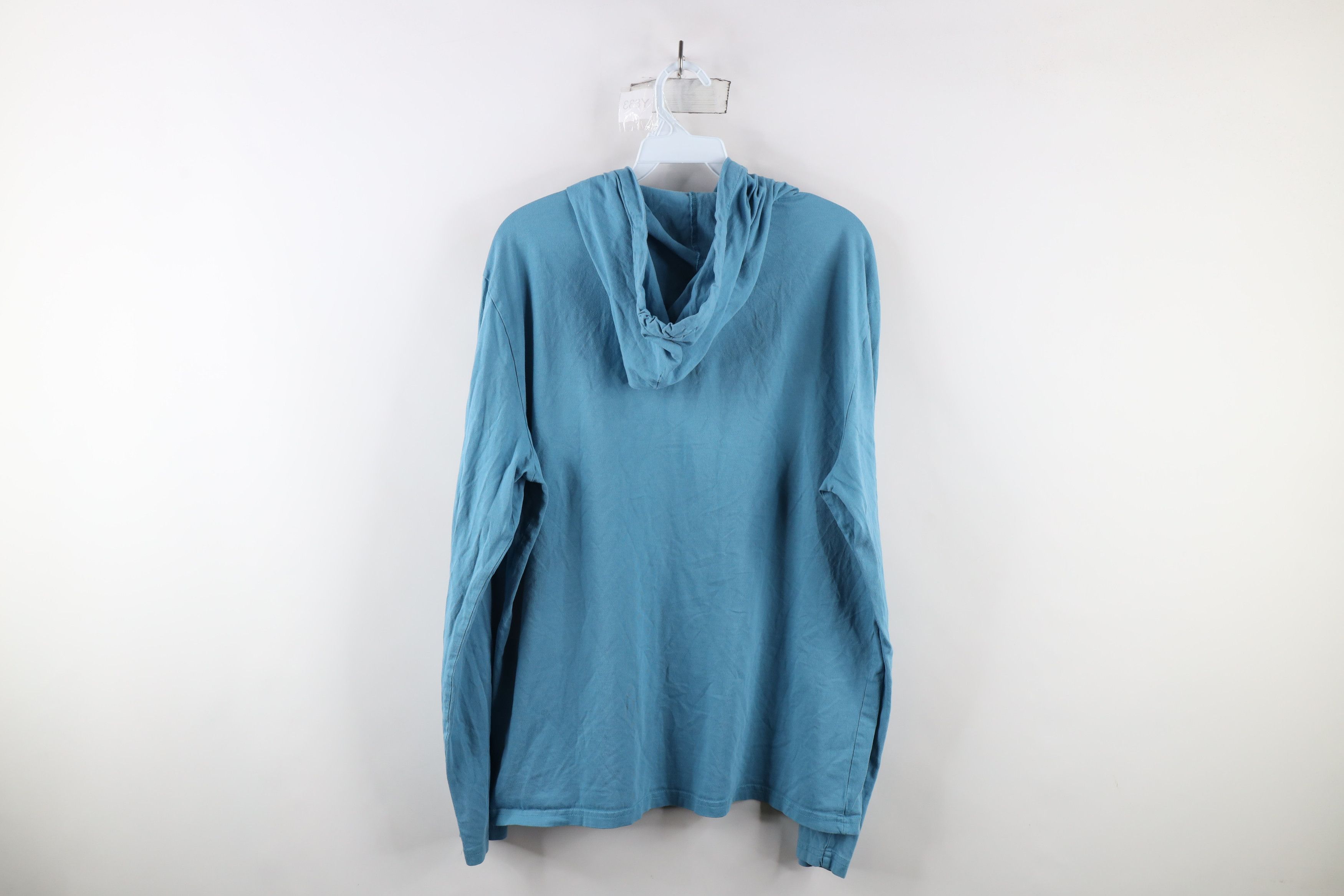 Ralph Lauren × Vintage Vintage Ralph Lauren Lightweight Long Sleeve Hoodie T-Shirt Size US L / EU 52-54 / 3 - 10 Thumbnail