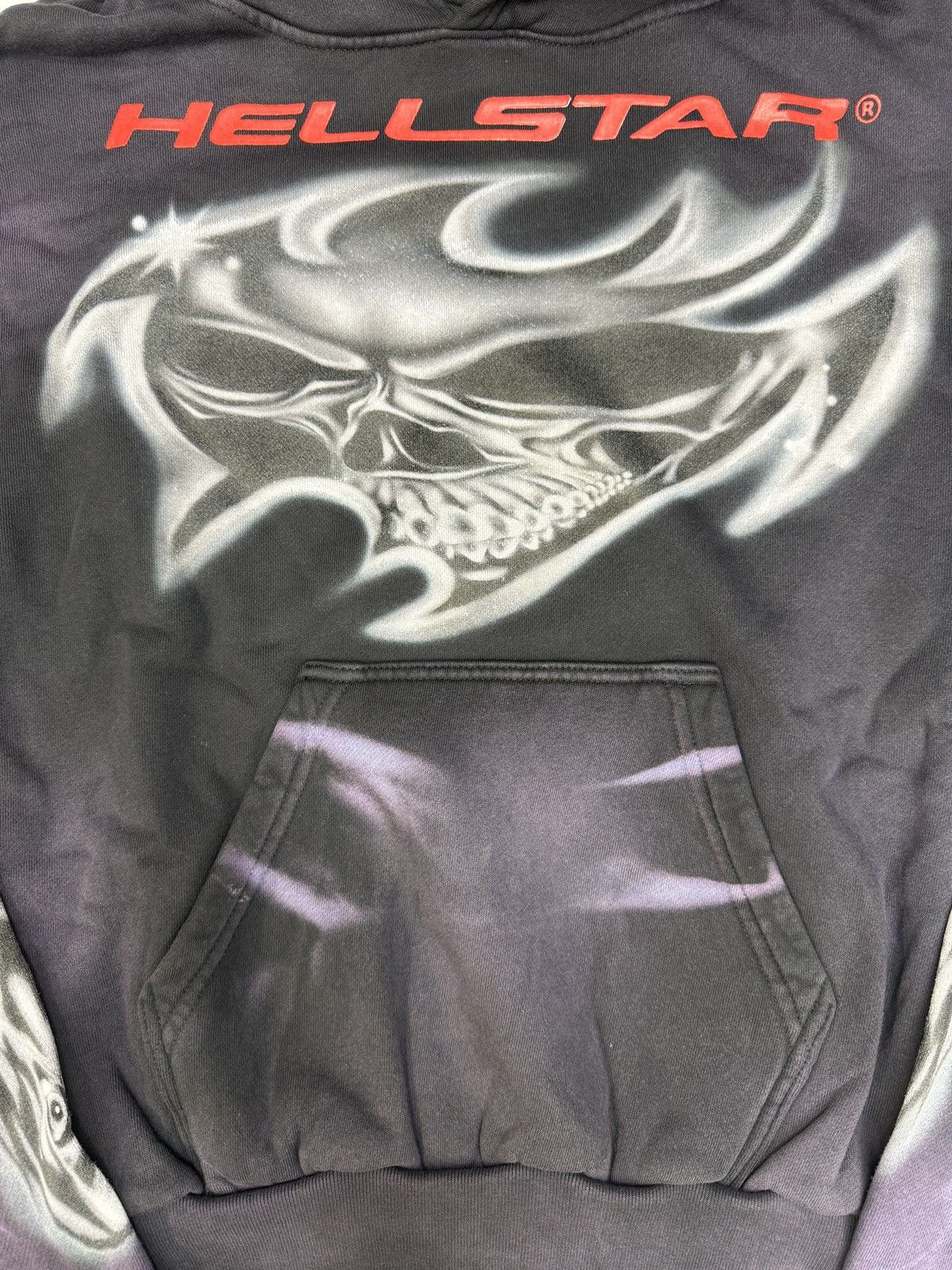 HELLSTAR Hellstar Airbrushed Skull Hoodie Size US XS / EU 42 / 0 - 2 Thumbnail