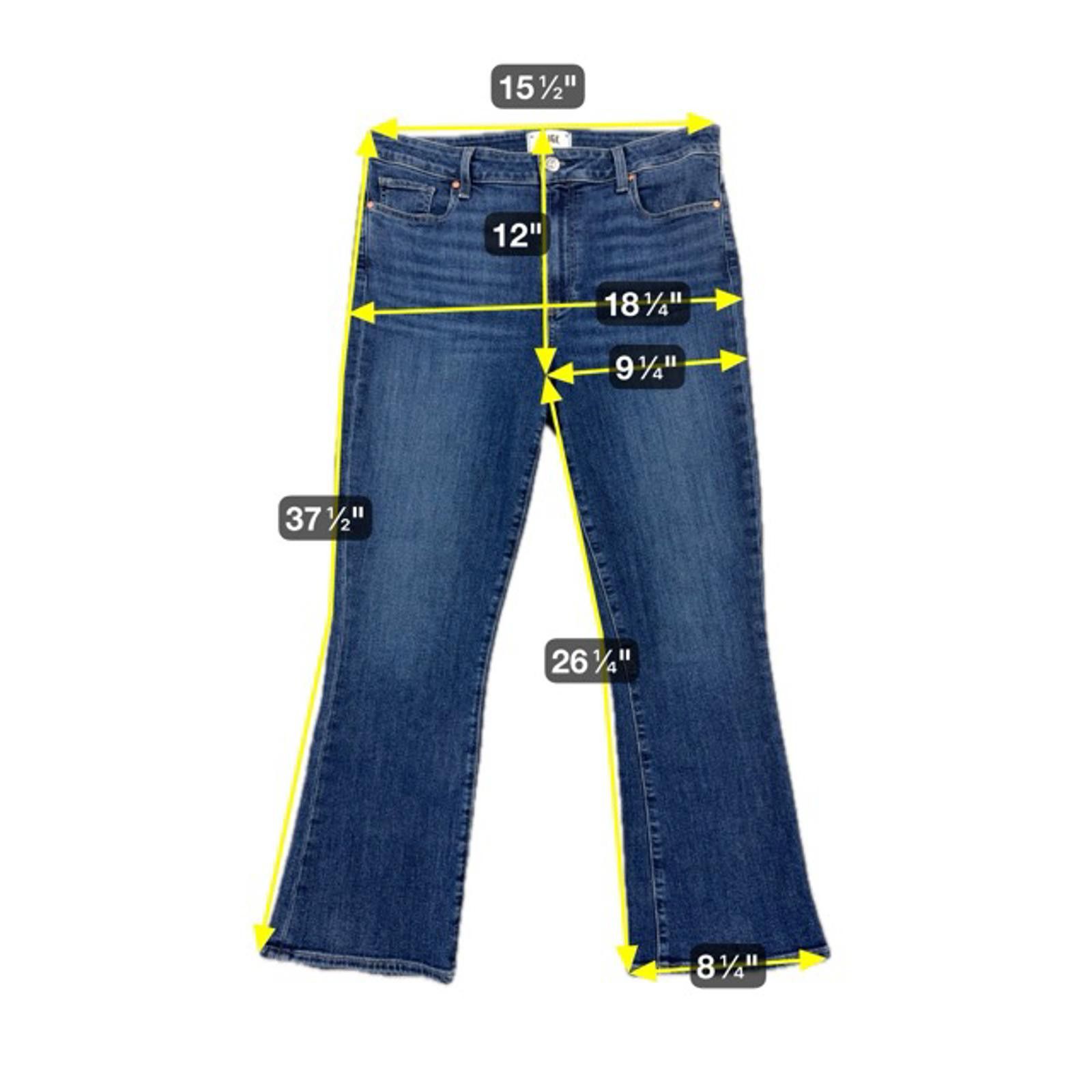 Paige NWOT PAIGE Colette Crop Flare Premium Denim Jean - 31 Size 31" - 7 Thumbnail