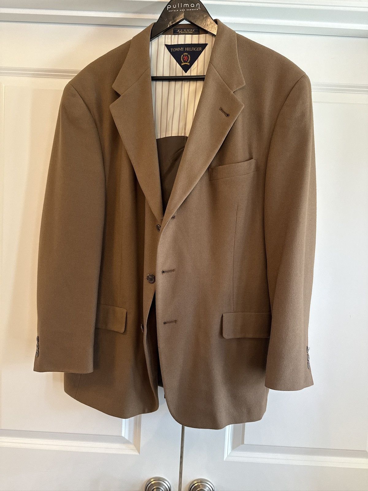 Tommy Hilfiger Tommy Hilfiger Brown Tailored Blazer Size 44R - 2 Thumbnail