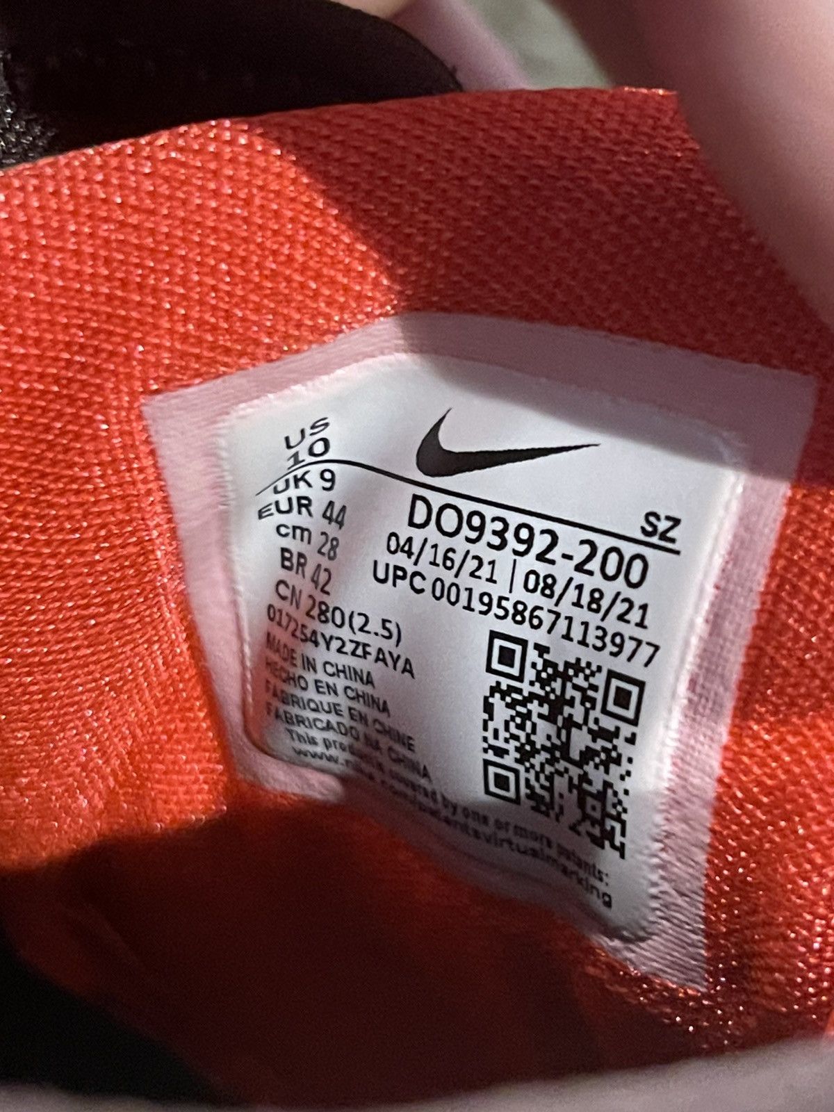 Nike Travis Scott Airmax 1 Size US 10 / EU 43 - 6 Thumbnail