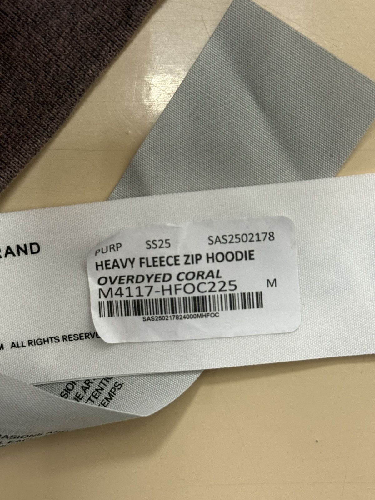 PURPLE BRAND FULL ZIP HOODIE Sweatshirts Hoodies