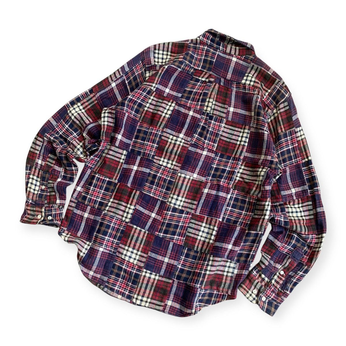 Sugar Cane Sugar Cane Multi Plaid Patchwork Flannel Shirt Size US M / EU 48-50 / 2 - 7 Thumbnail