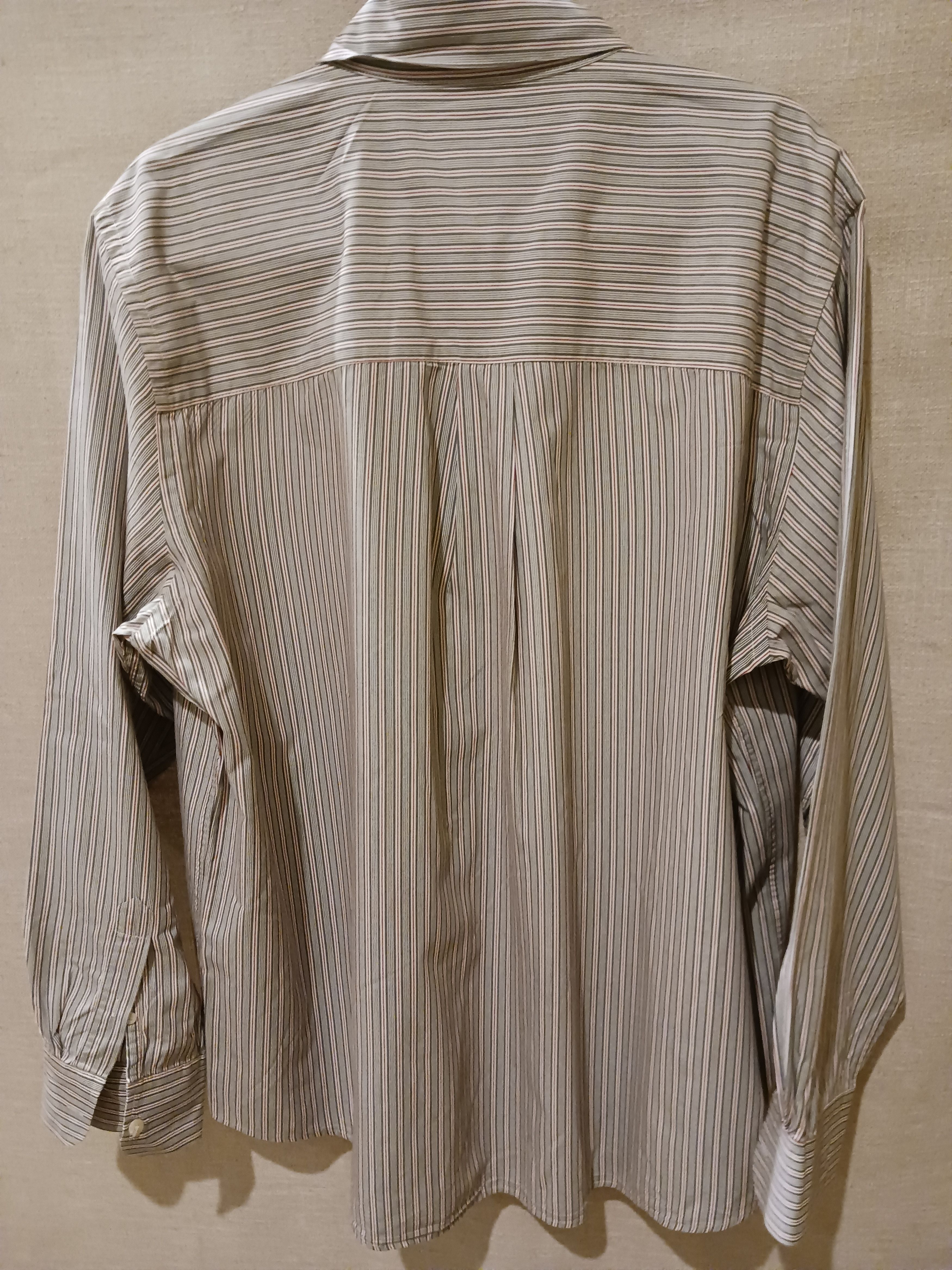 Chaps Vintage 90's 100% Cotton Striped Shirt Size US XL / EU 56 / 4 - 2 Thumbnail