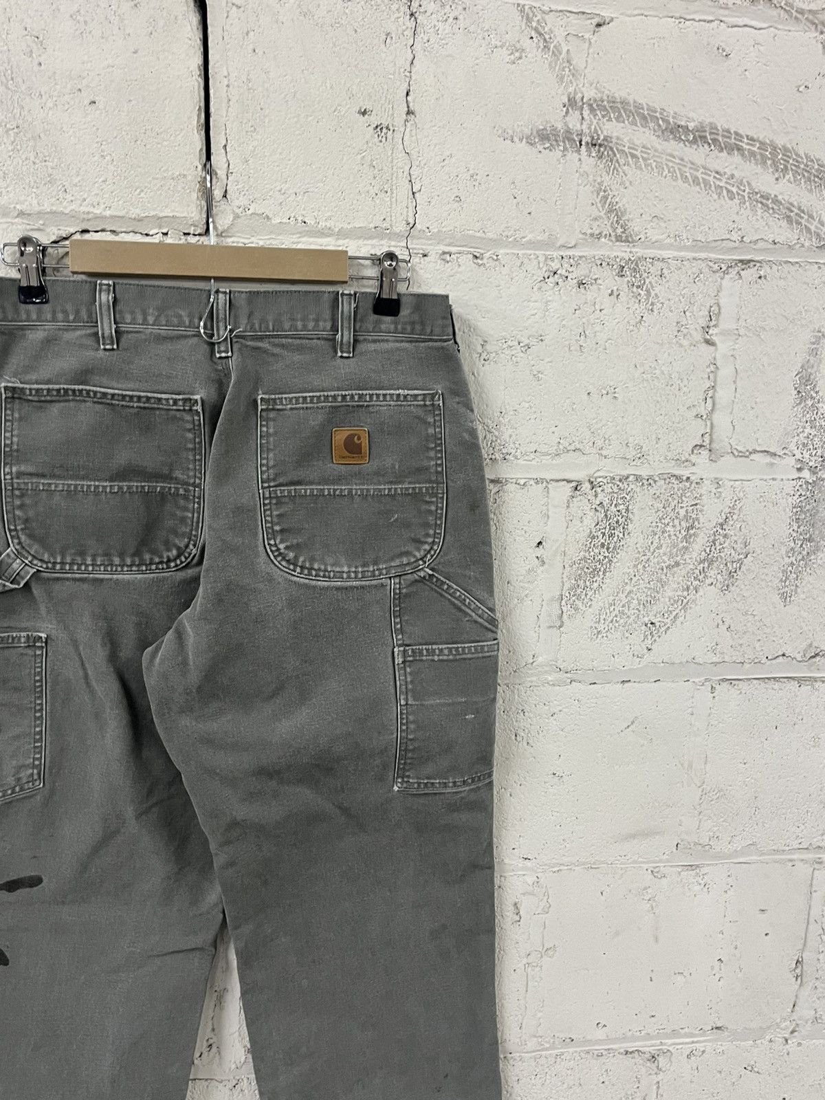 Carhartt Carhartt carpanter cargo pants thrashed faded moss green Size US 30 / EU 46 - 3 Thumbnail