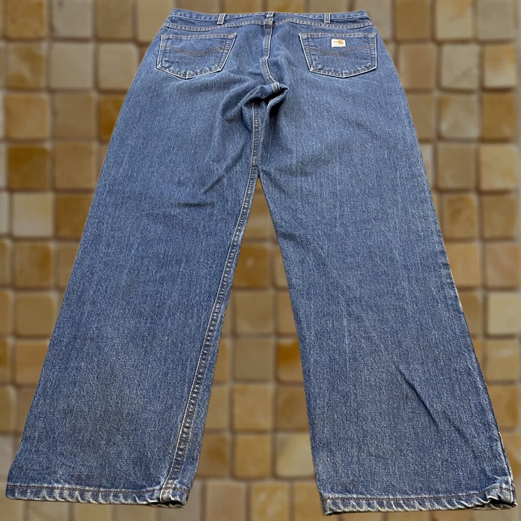 Indigo VINTAGE Red Monkey Company Jeans Mens 31x34 Dark Indigo