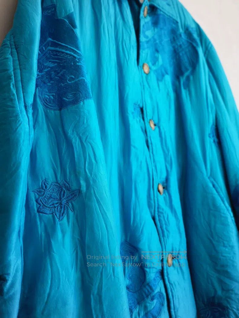 Yohji Yamamoto YOHJI YAMAMOTO Silk Embroidered Cotton Jacket Size US M / EU 48-50 / 2 - 4 Thumbnail