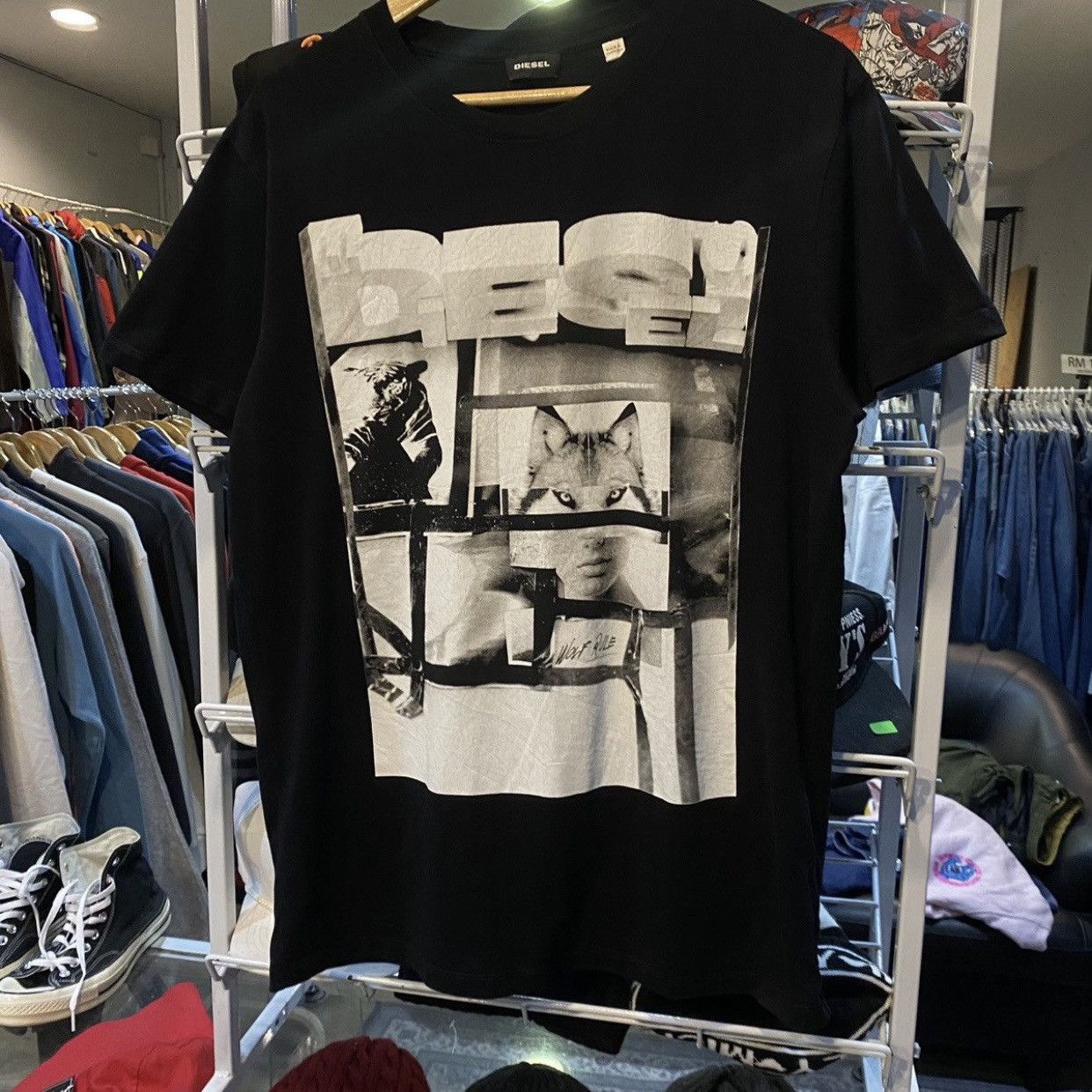Diesel Vintage Diesel T-Diego-HF Graphic T-shirt Size US L / EU 52-54 / 3 - 4 Thumbnail