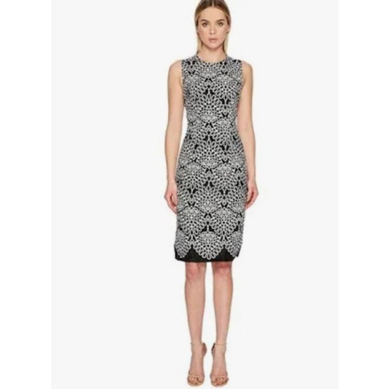 Prabal Gurung Prabal Gurung Sleeveless Sheath Jewel-Neck Slim Dress Size 4 Size S / US 4 / IT 40 - 8 Thumbnail