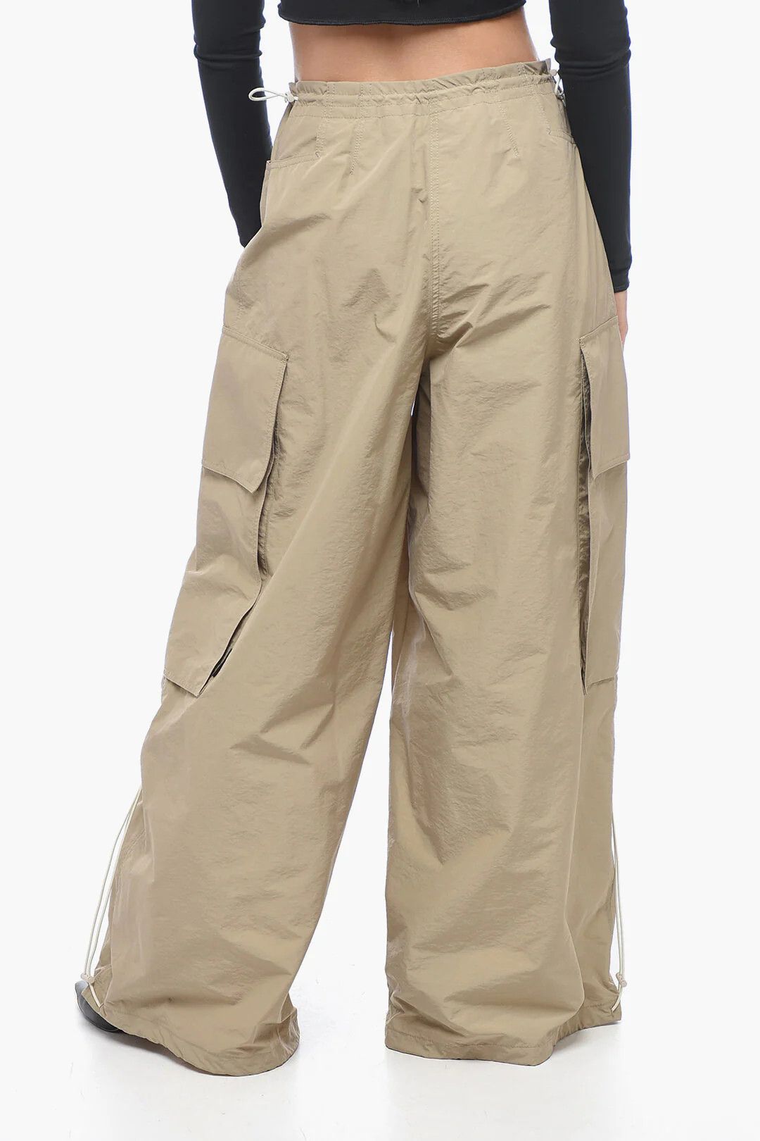 Palm Angels og1mm0326 Cargo Pant in Beige Size 28" / US 6 / IT 42 - 2 Thumbnail