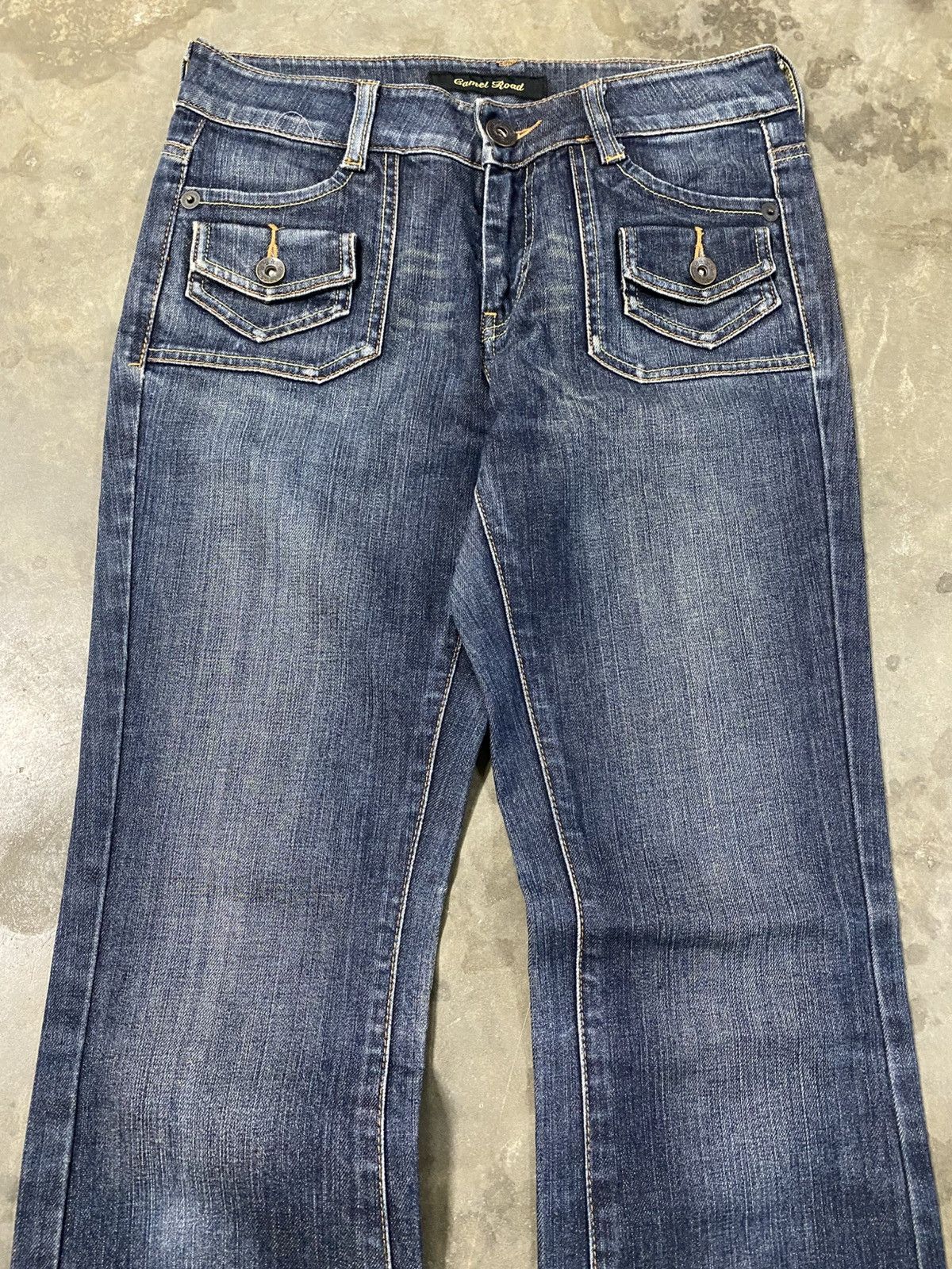 Hysteric Glamour × Japanese Brand × Tornado Mart Flare Jeans Japanese Camel Road Flared @214 Size US 28 / EU 44 - 7 Thumbnail