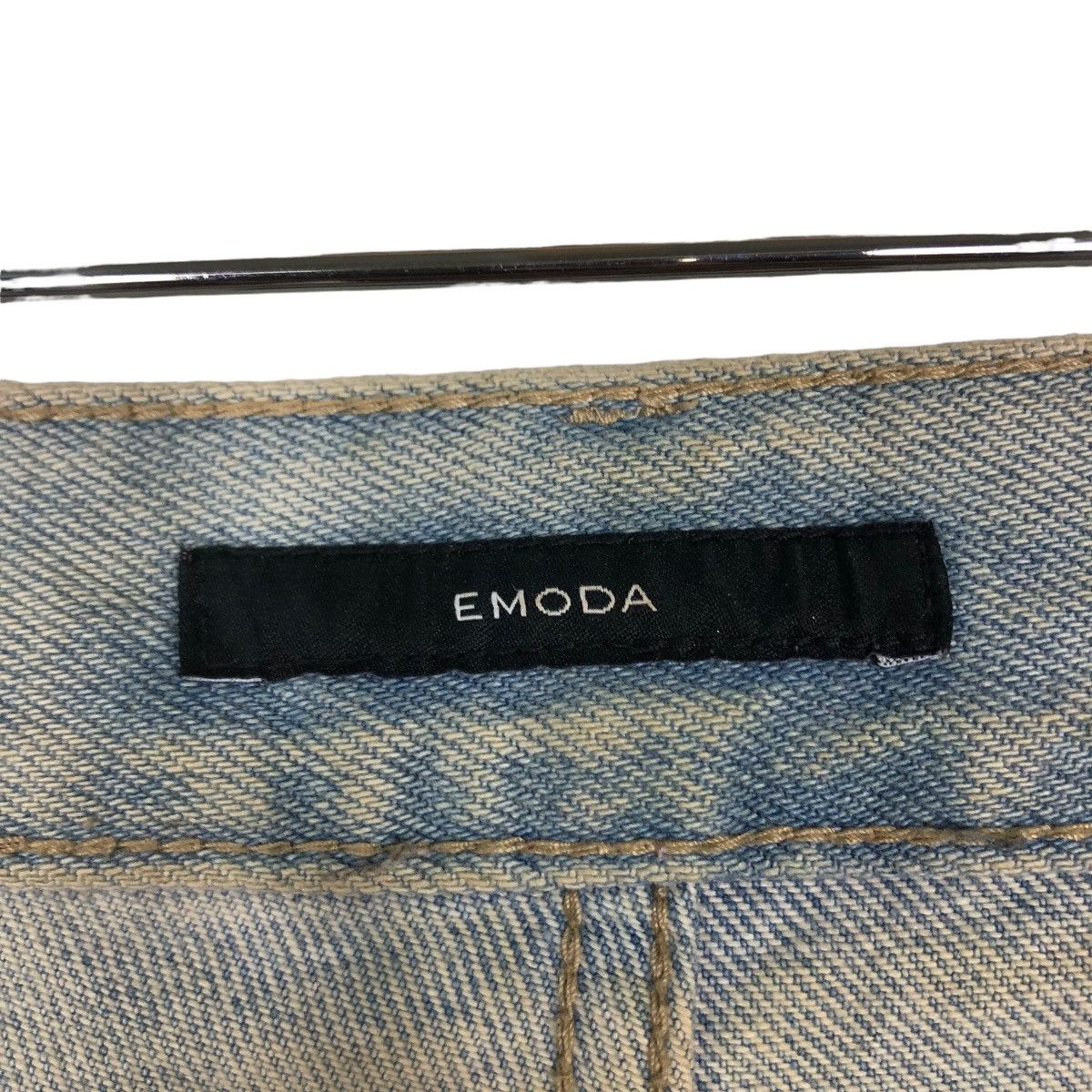 Japanese Brand DISTRESSED DENIM JEANS PUNK DESIGN EMODA JAPAN ISSEY MIYAKE Size US 26 / EU 42 - 21 Thumbnail