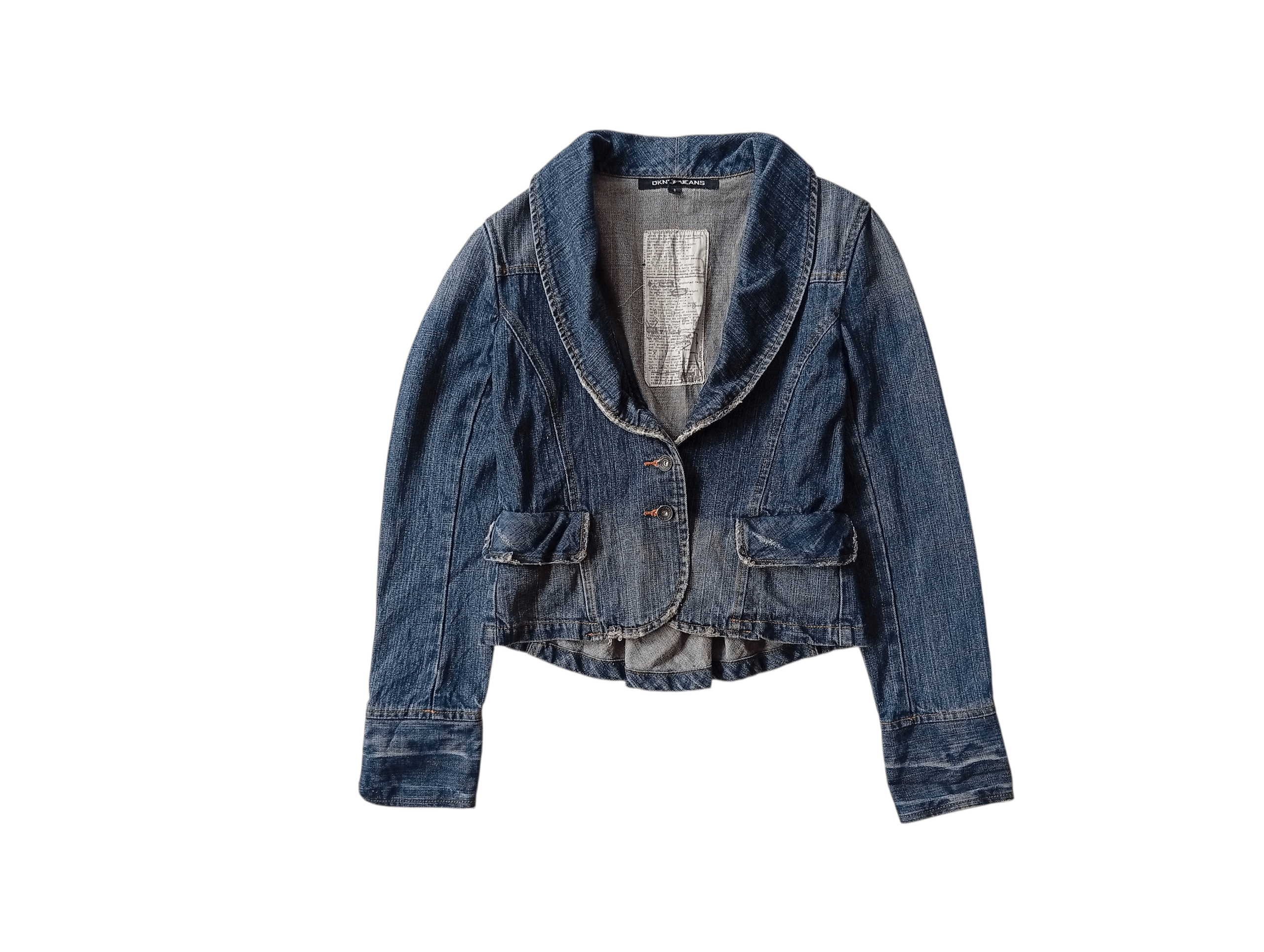 DKNY DKNY jeans denim crop jacket Size S / US 4 / IT 40 - 1 Thumbnail