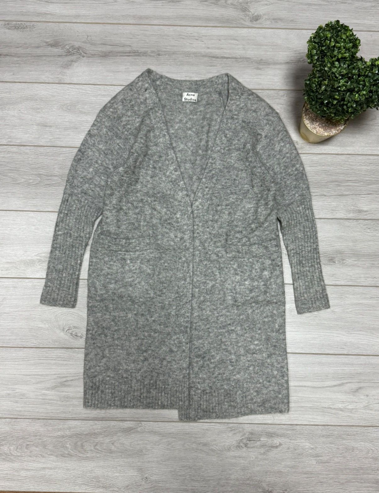 Acne Studios Acne Studios mohair Raya sweater cardigan Size US S / EU 44-46 / 1 - 1 Thumbnail