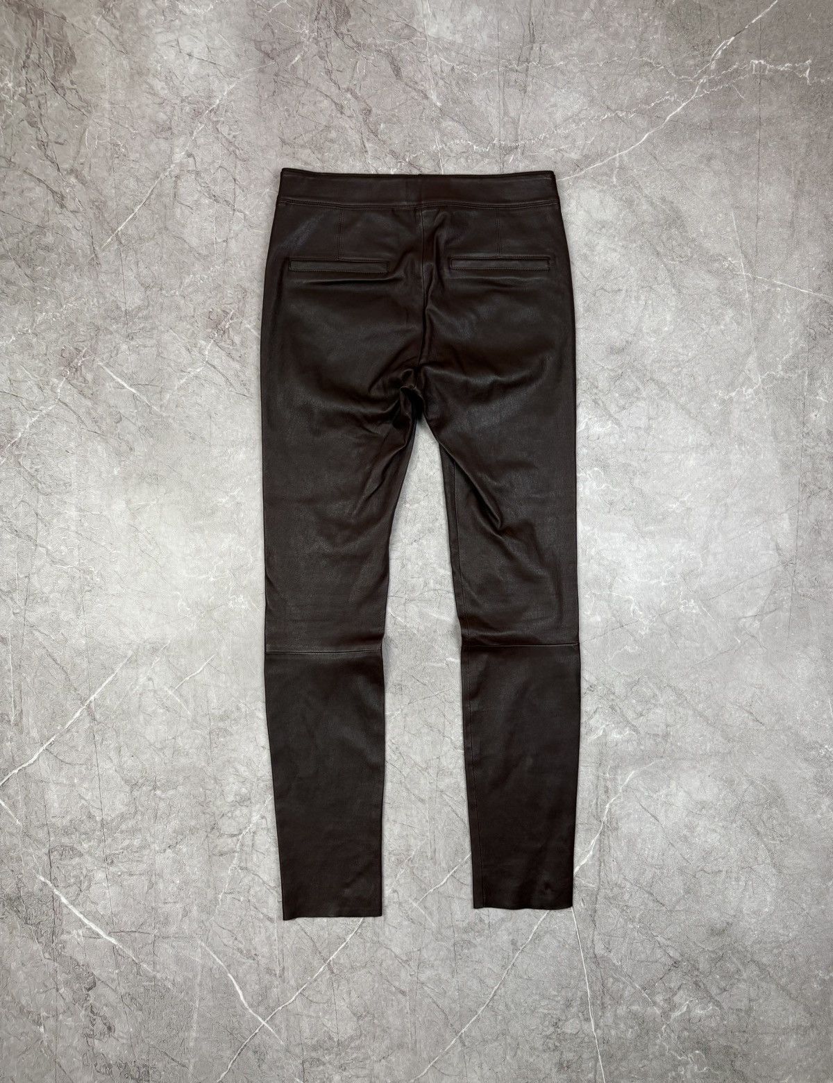 Helmut Lang Helmut Lang leather leggins Size 26" / US 2 / IT 38 - 2 Thumbnail