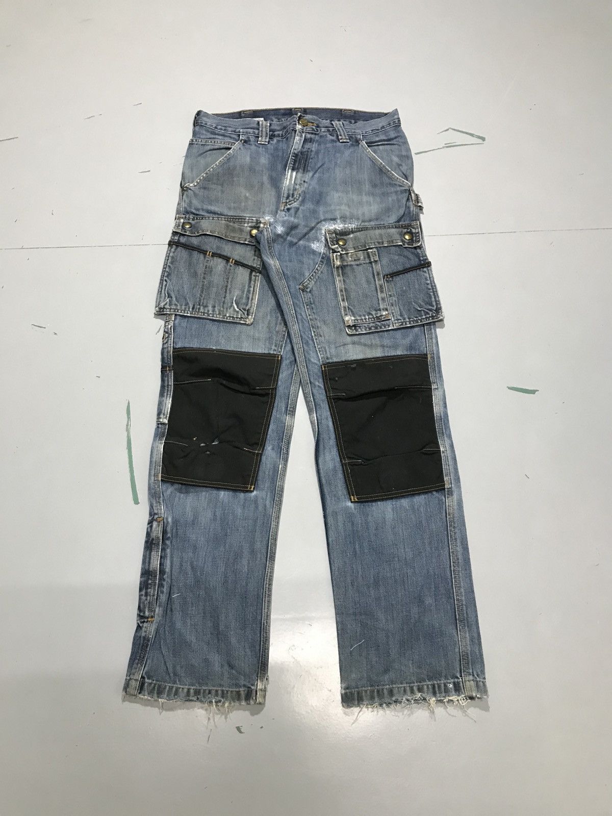 Carhartt Vintage carhartt EB229 DKW double knee repaired denim Size US 32 / EU 48 - 1 Thumbnail