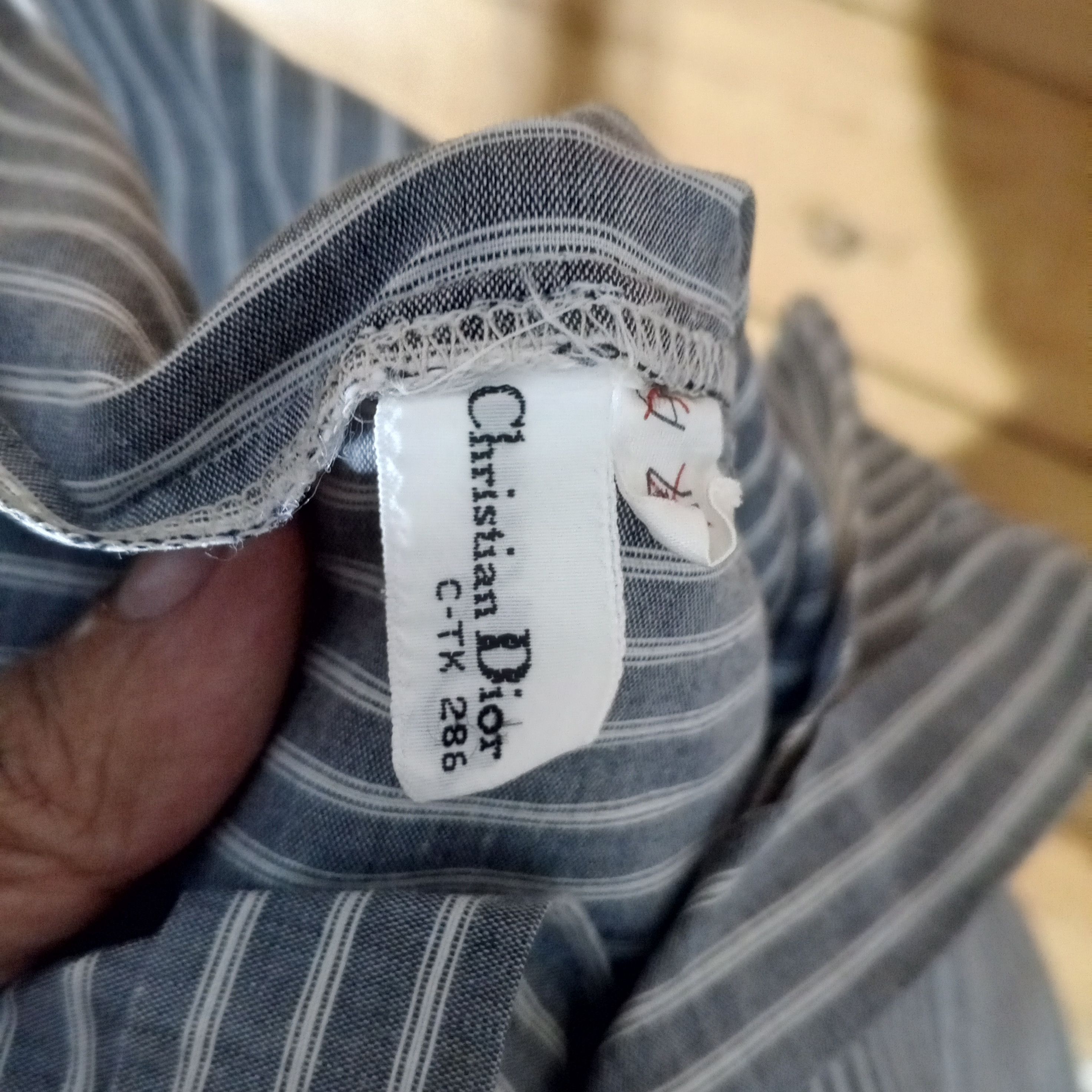Christian Dior Monsieur × Dior × Vintage Christian Dior Tricot Et Coordonnes Striped Shirt Size M / US 6-8 / IT 42-44 - 8 Thumbnail