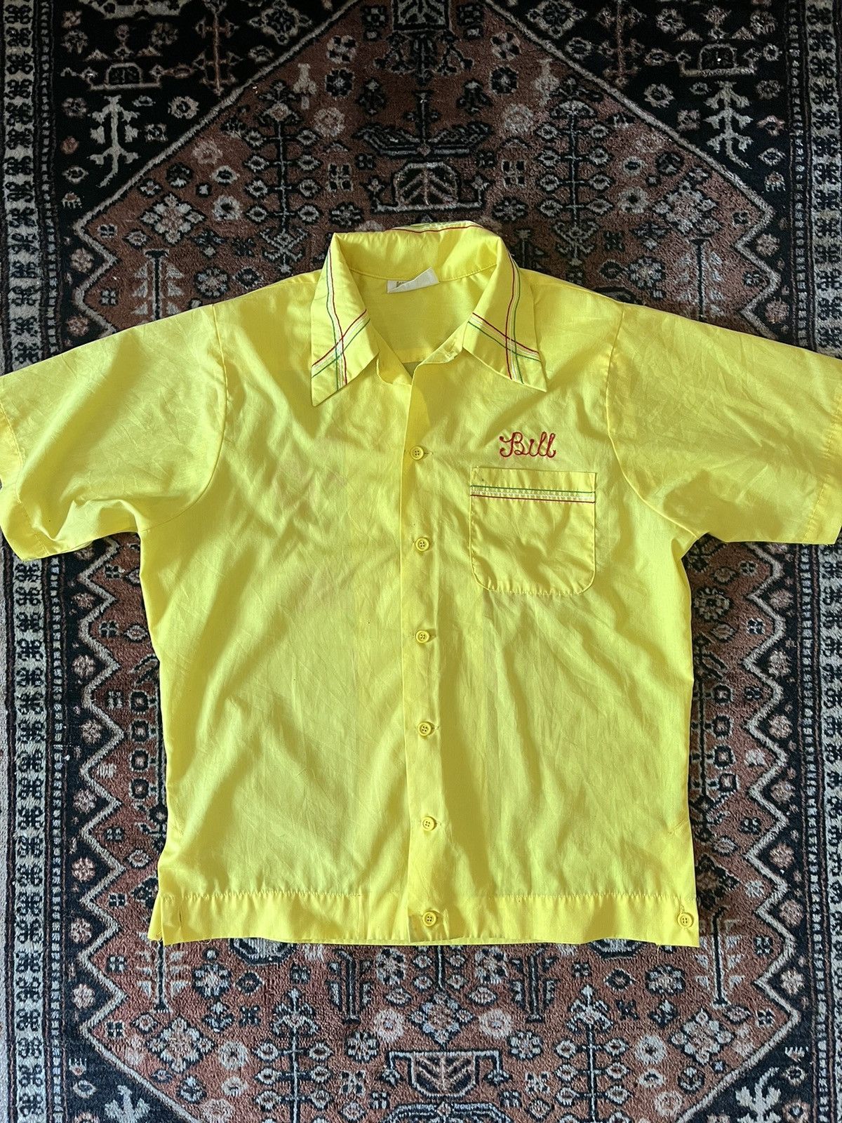 Seditionaries Vintage 60’s bowling Camp Collar Shirt Rockabilly Size US M / EU 48-50 / 2 - 2 Thumbnail