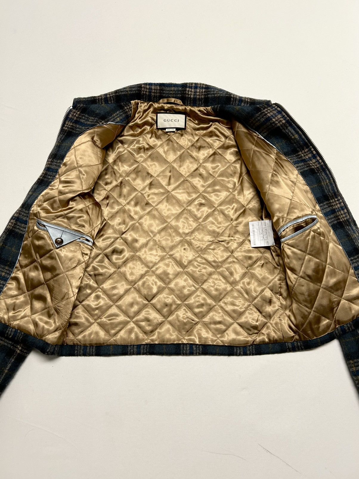 Gucci FW2017 1/1 Sample Fringe Plaid Zip Jacket Size US M / EU 48-50 / 2 - 5 Thumbnail
