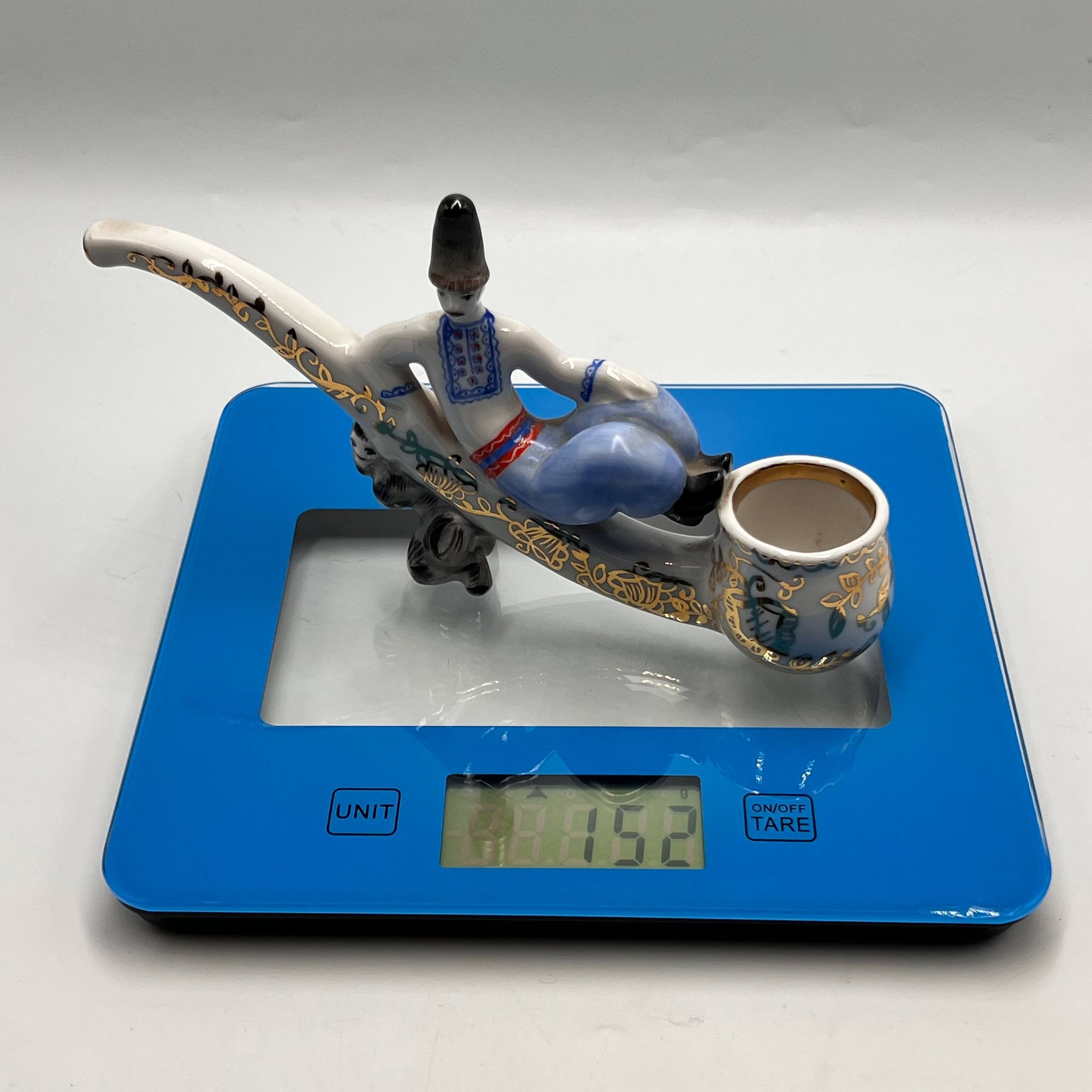 Vintage Vintage Ukrainian Porcelain Pipe Kozak Vakula Devil Size ONE SIZE - 5 Thumbnail