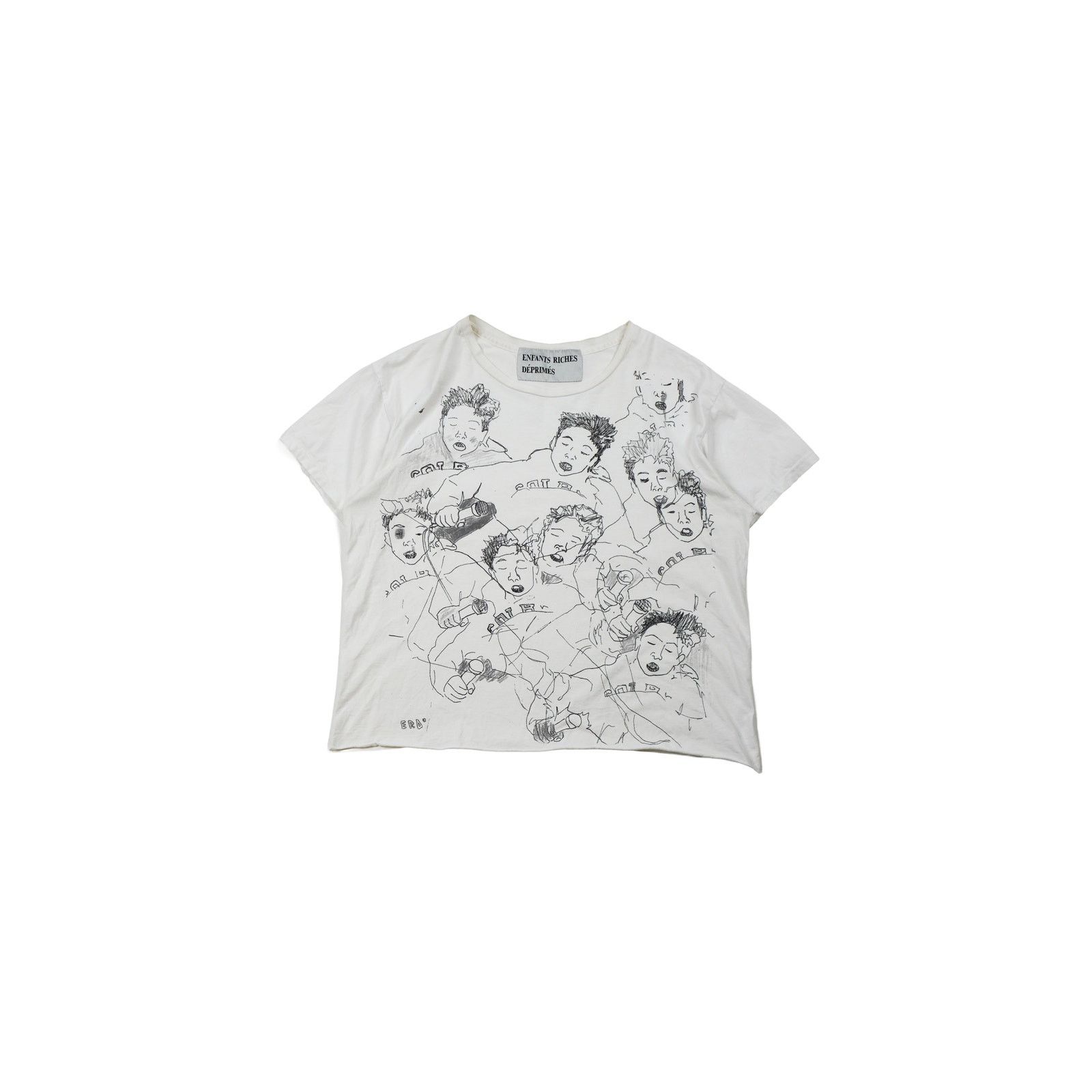 Enfants Riches Deprimes Microphone Kid White T-Shirt Size US L / EU 52-54 / 3 - 1 Thumbnail