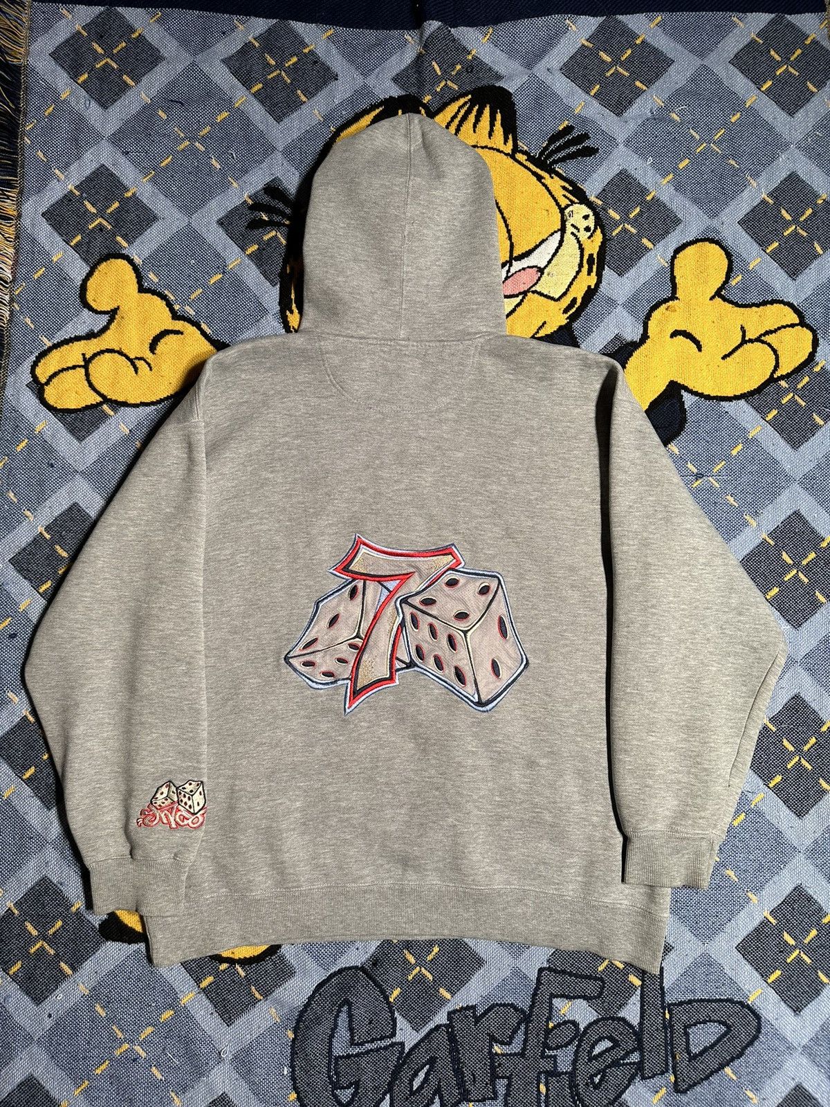 Vintage Vintage Crazy JNCO Jeans Lucky Dice 7 Hoodie | Grailed