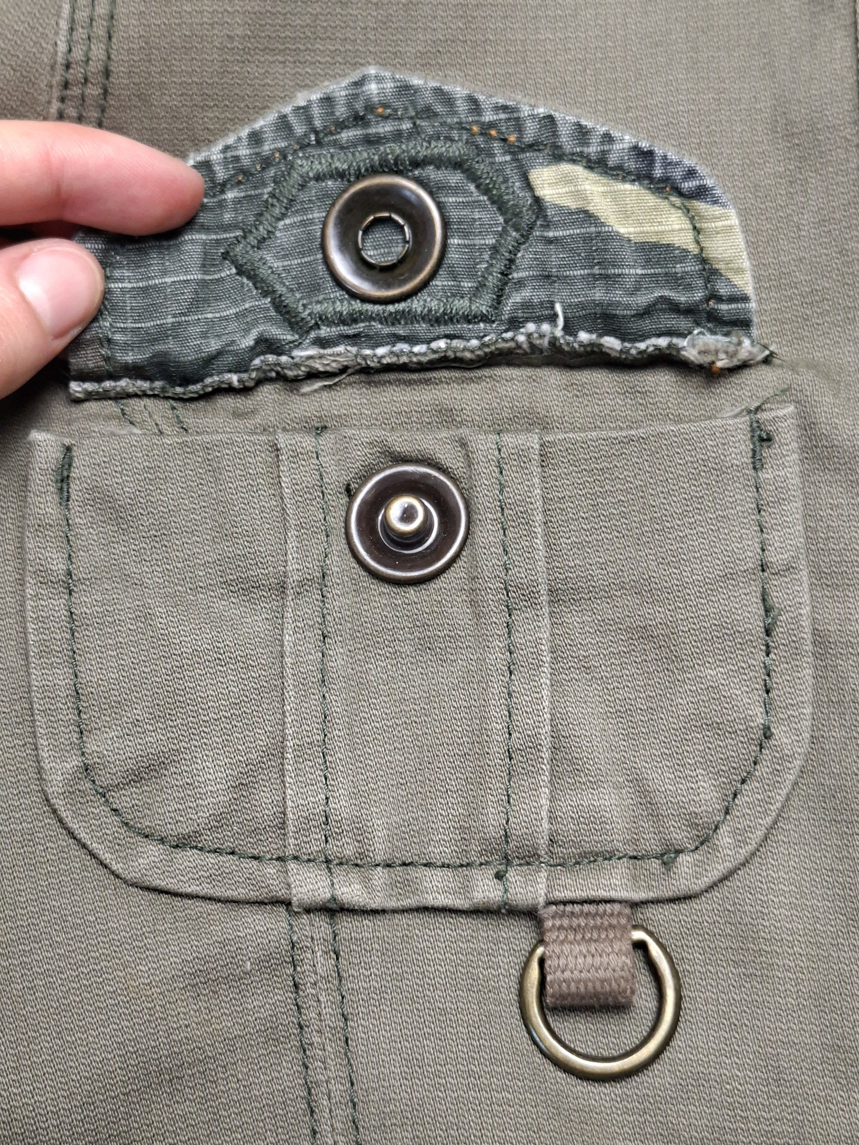 Miss Sixty Miss Sixty Military Jacket Khaki Green Utility Bomber Size S / US 4 / IT 40 - 10 Thumbnail