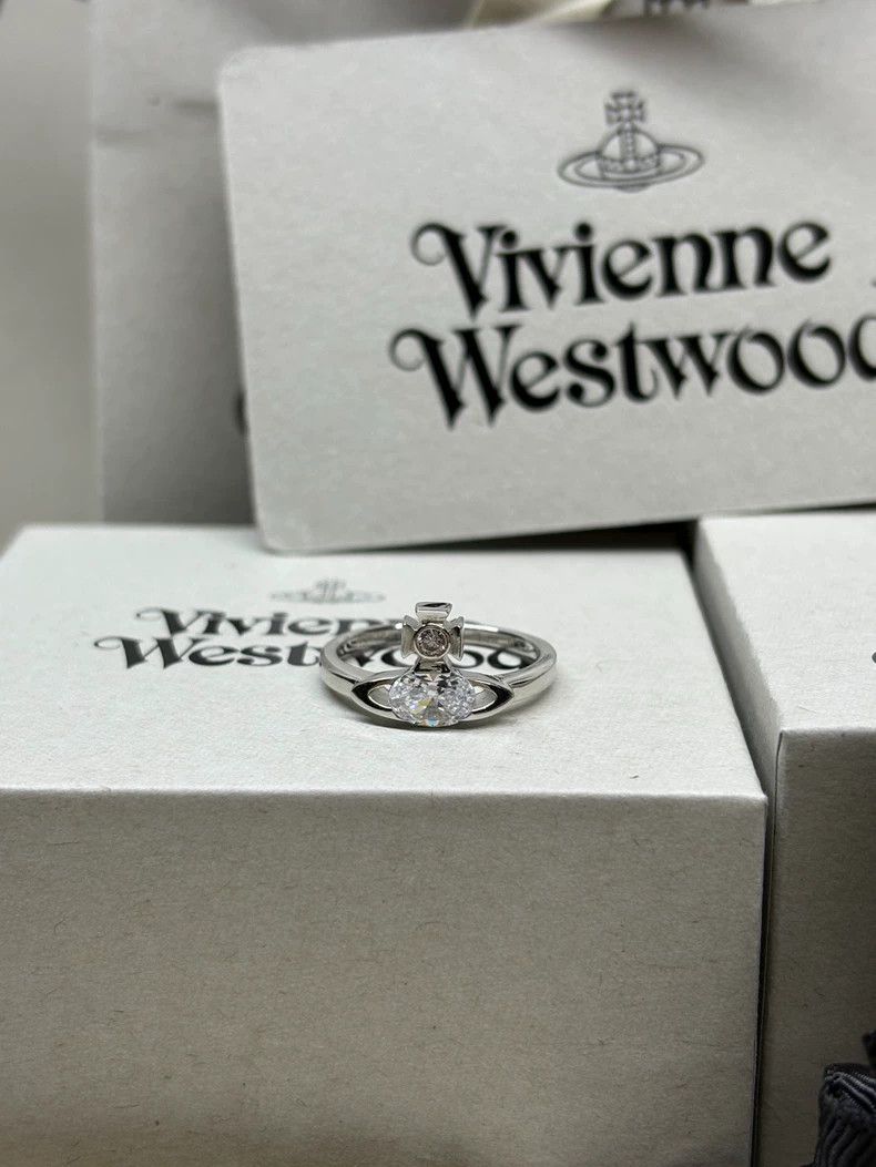 Vivienne Westwood Vivienne Westwood Stellated Diamond Inlaid Crystal Ring Size ONE SIZE - 3 Thumbnail