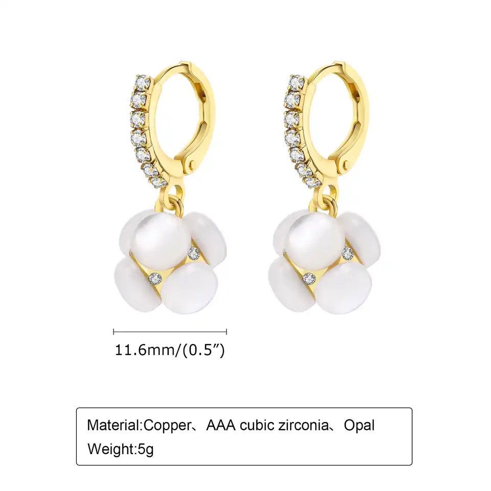 Other Glamour Flower Earrings Size ONE SIZE - 2 Thumbnail