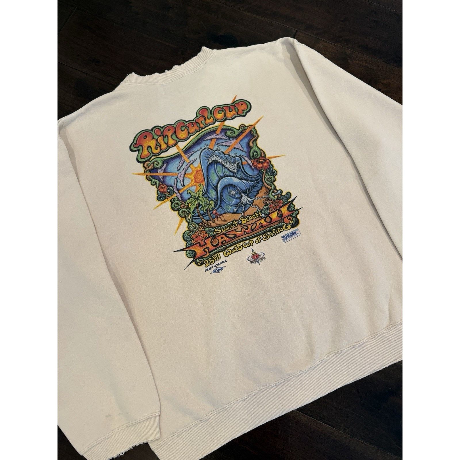 Rip Curl Vintage 90s rip curl triple crown sweater Rare Size US XL / EU 56 / 4 - 1 Thumbnail