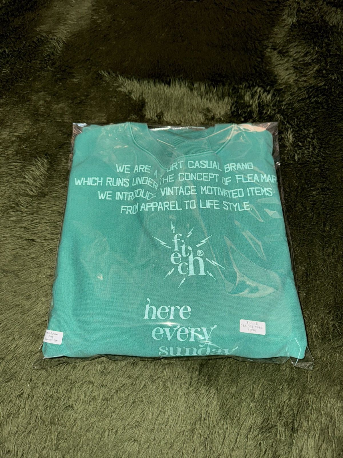 Japanese Brand [M] Fetch Sunday USA Cotton Reverse Weave Sweatshirt Size US M / EU 48-50 / 2 - 10 Thumbnail